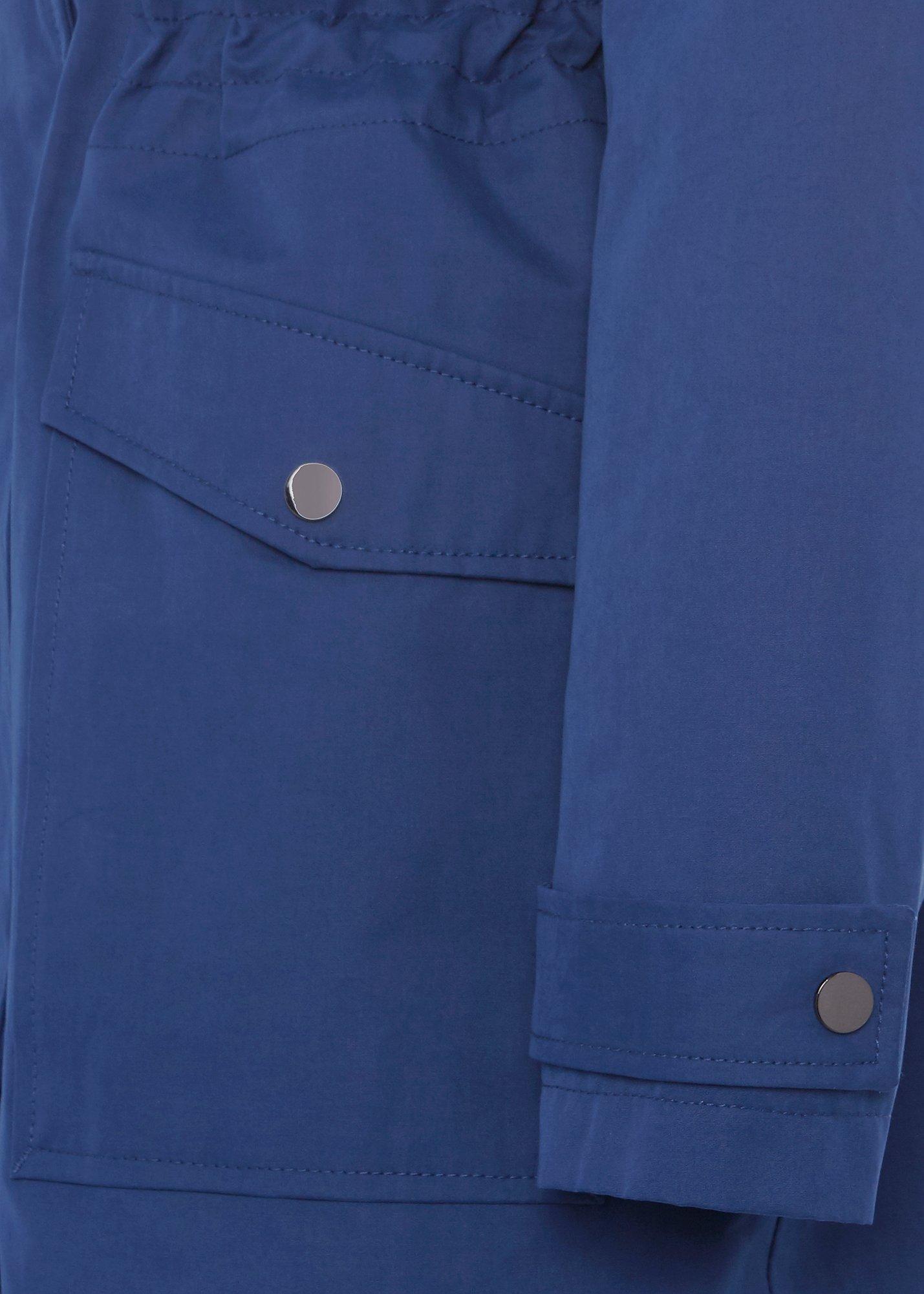 Kyra Waterproof Coat With Hood, Deep Blue, hi-res