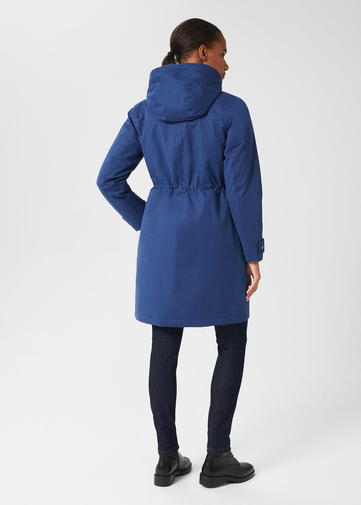 Kyra Waterproof Coat, Navy, hi-res