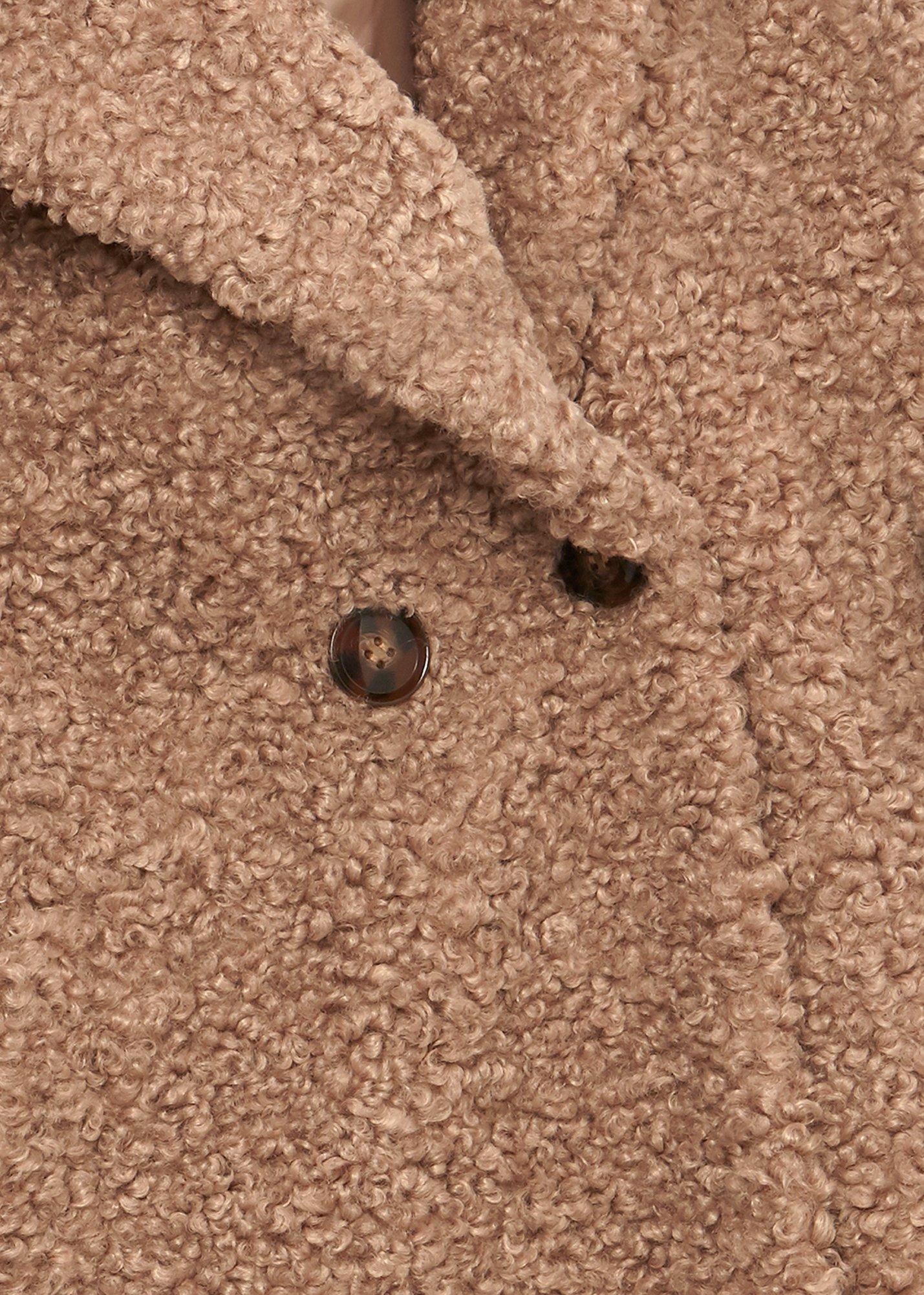 Charlize Teddy Coat, Camel, hi-res