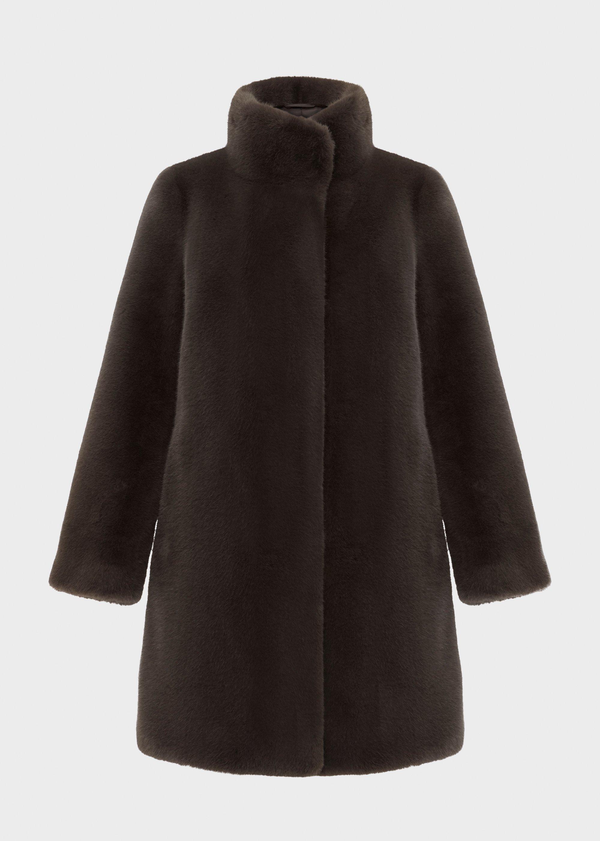 Petite Maddox Coat, Charcoal Grey, hi-res