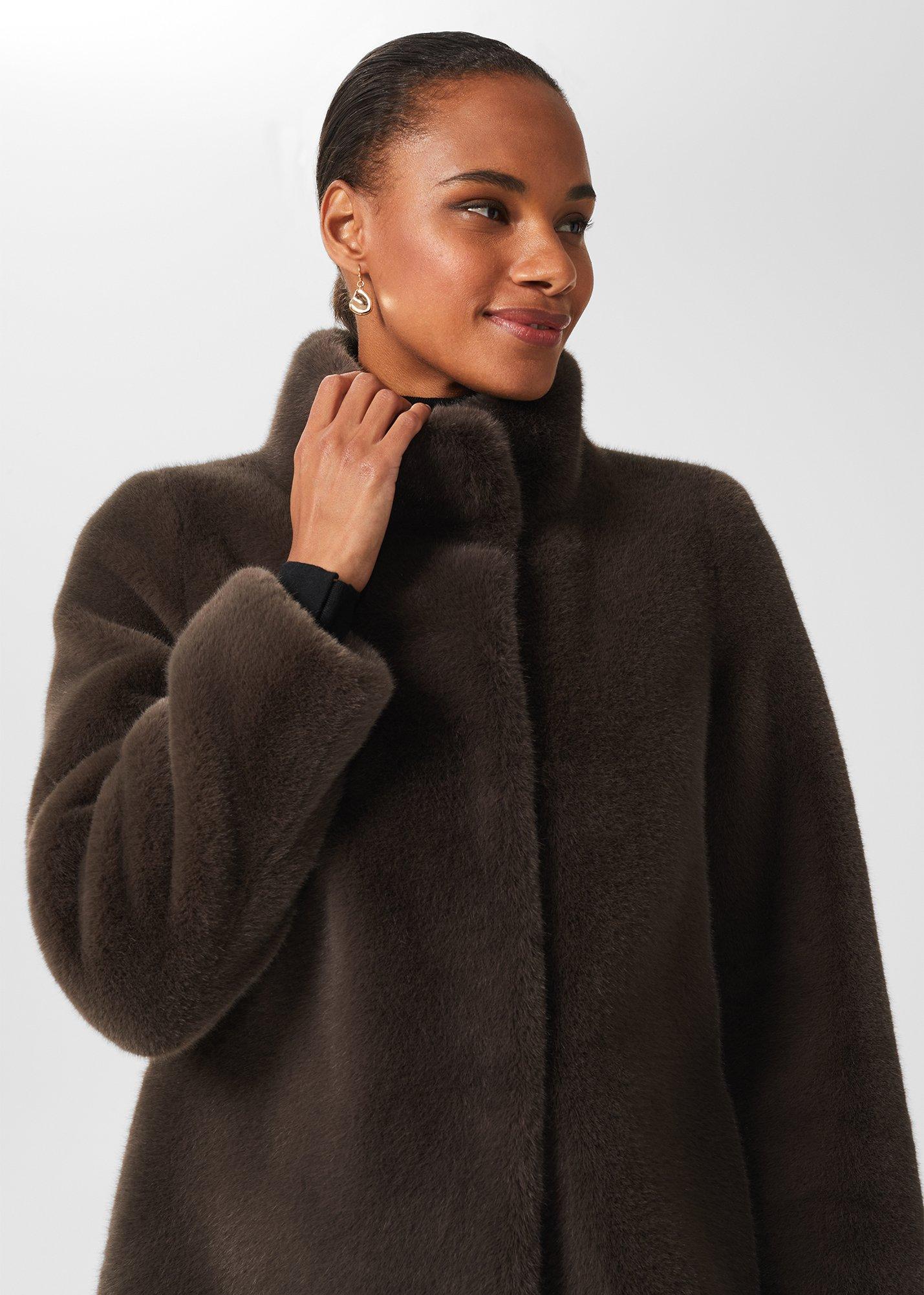 Petite Maddox Coat, Charcoal Grey, hi-res