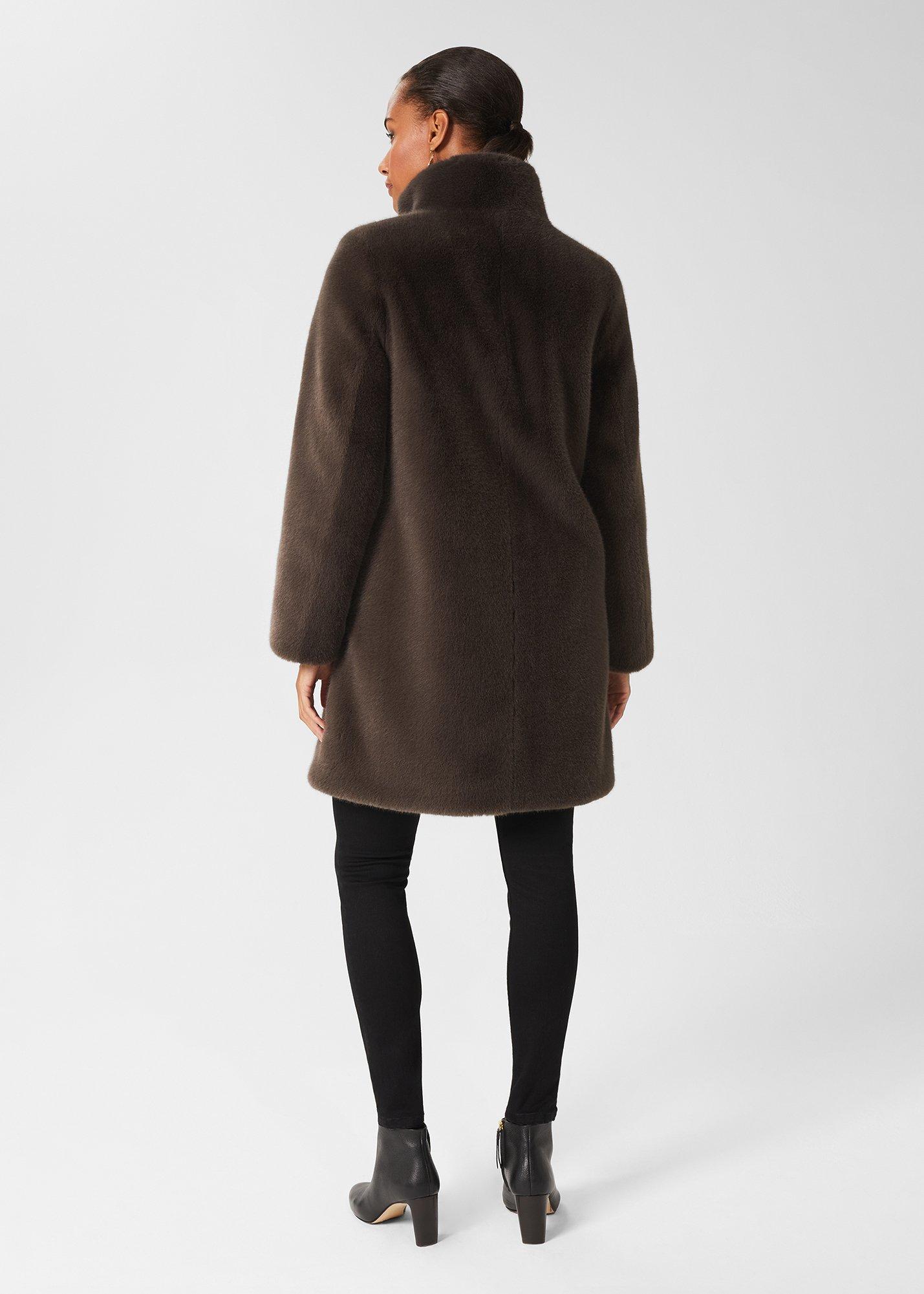 Petite Maddox Coat, Charcoal Grey, hi-res