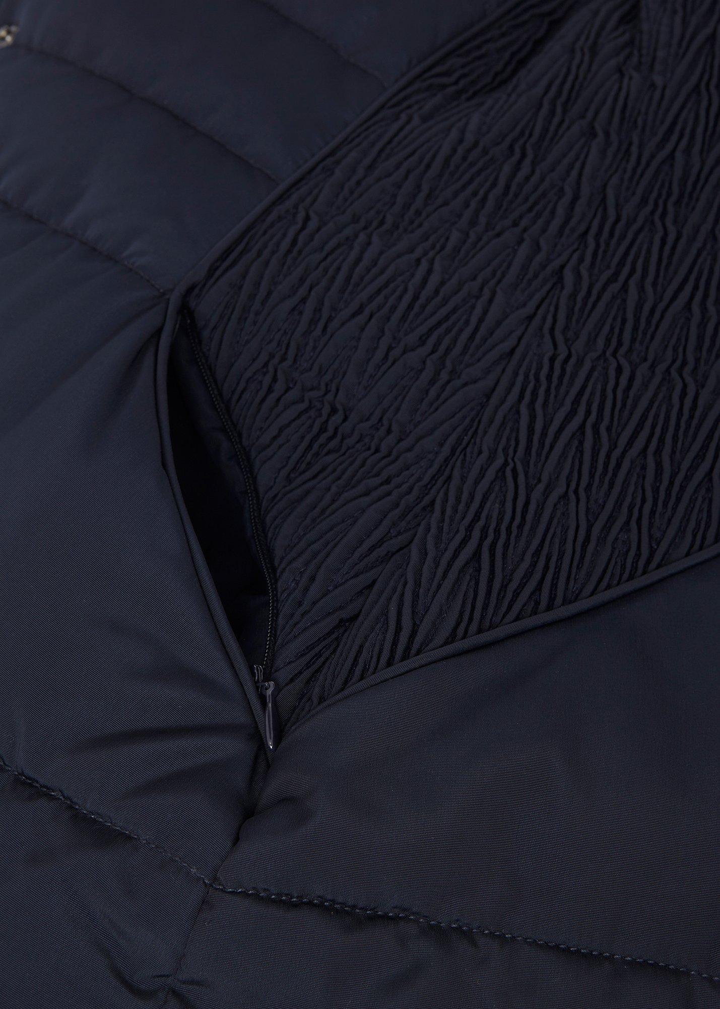 Dita Puffer Jacket With Hood, Navy, hi-res