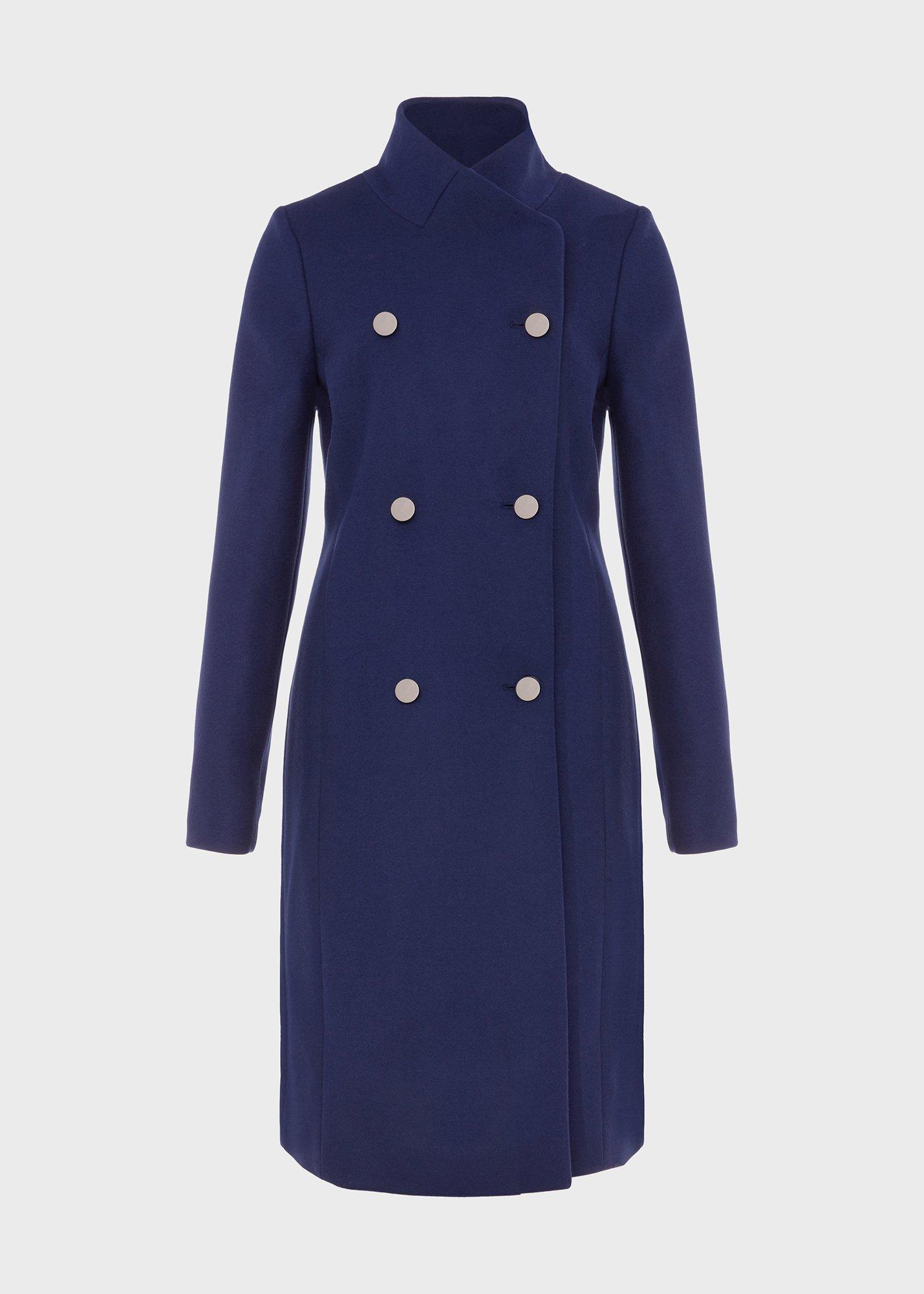 Johanna Wool Blend Coat, Deep Blue, hi-res