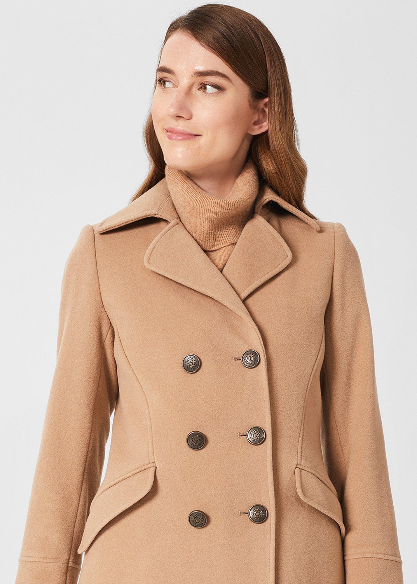 Brenna Wool Blend Maxi Coat, Camel, hi-res