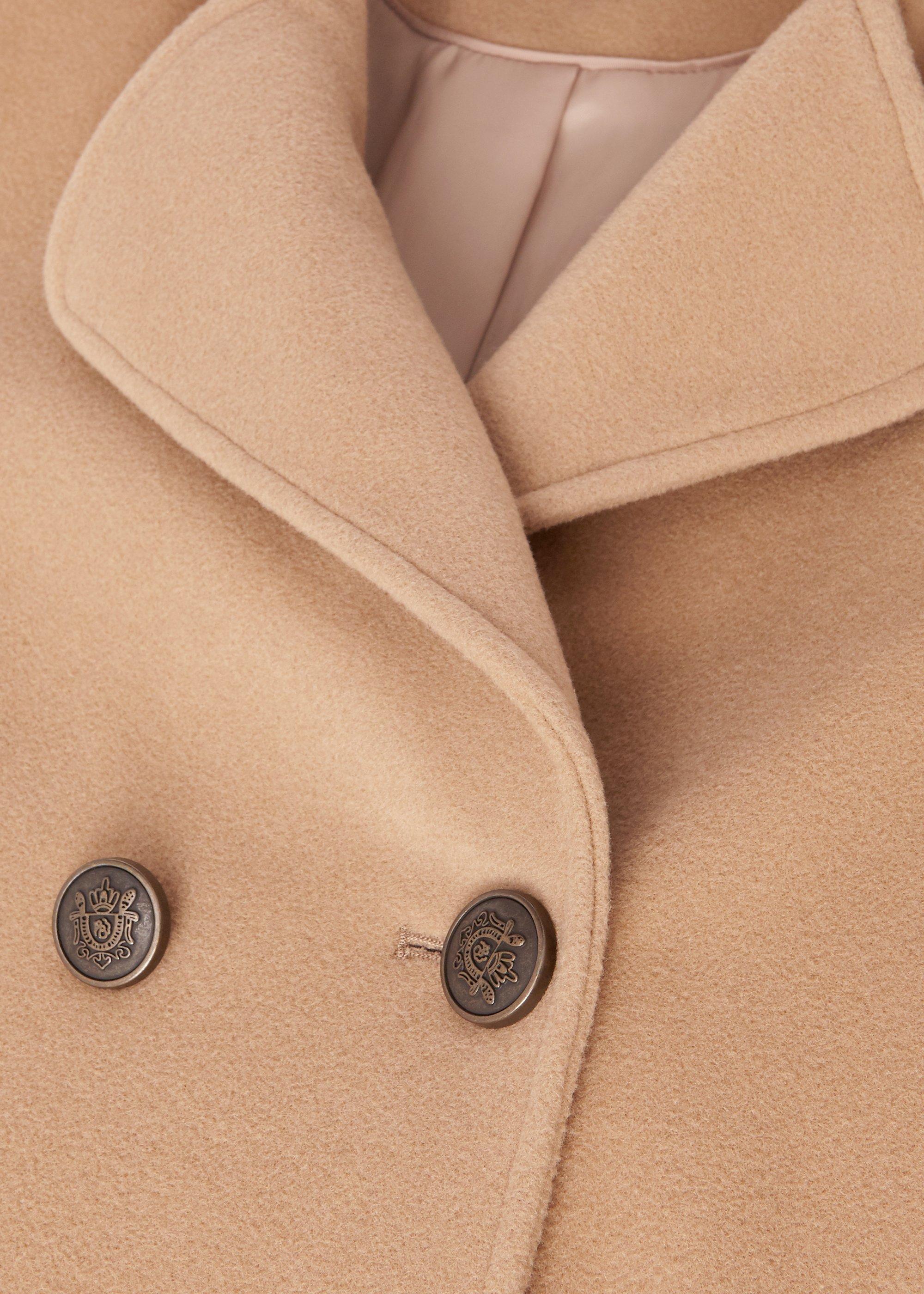 Brenna Wool Blend Maxi Coat, Camel, hi-res