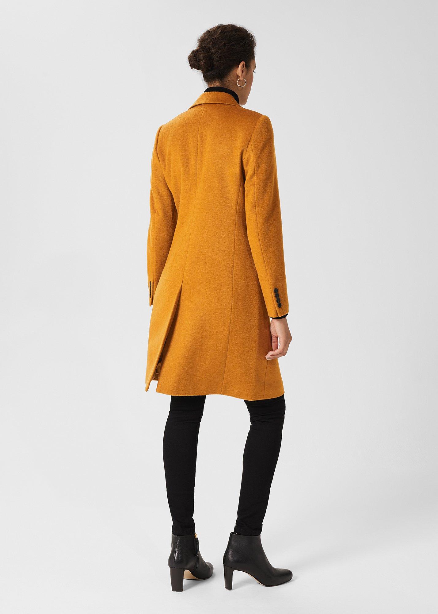 Tilda Wool Coat, Deep Ochre, hi-res