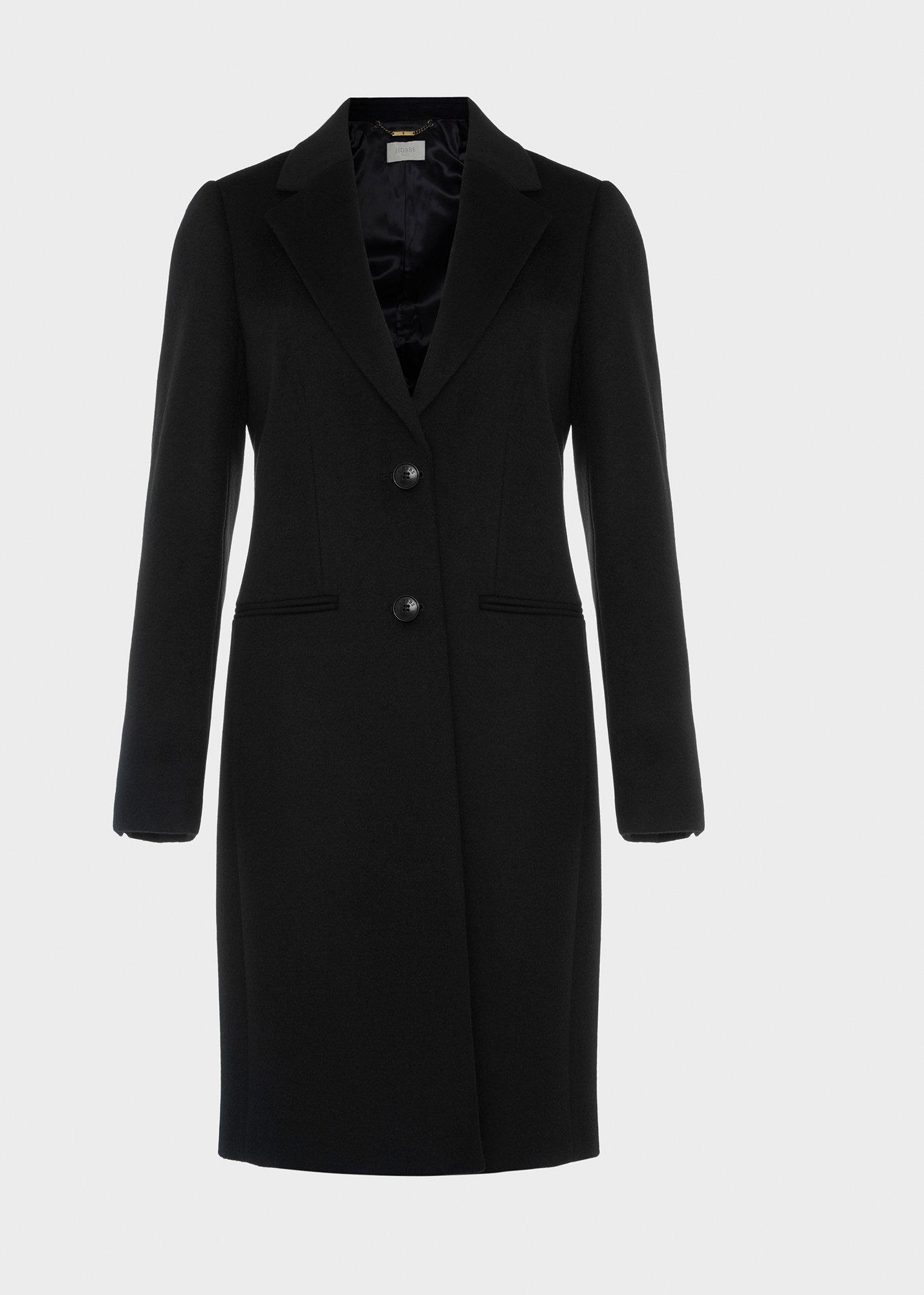 Petite Tilda Wool Coat, Black, hi-res