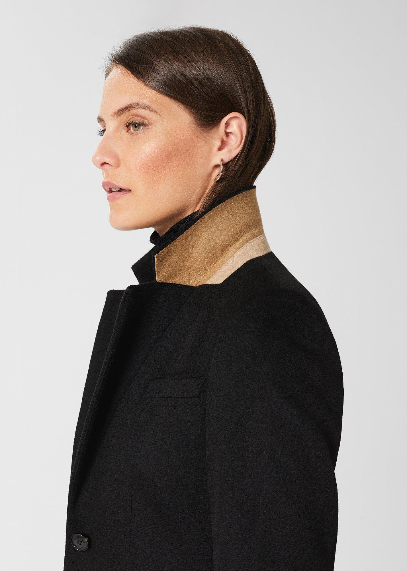 Petite Tilda Wool Coat, Black, hi-res