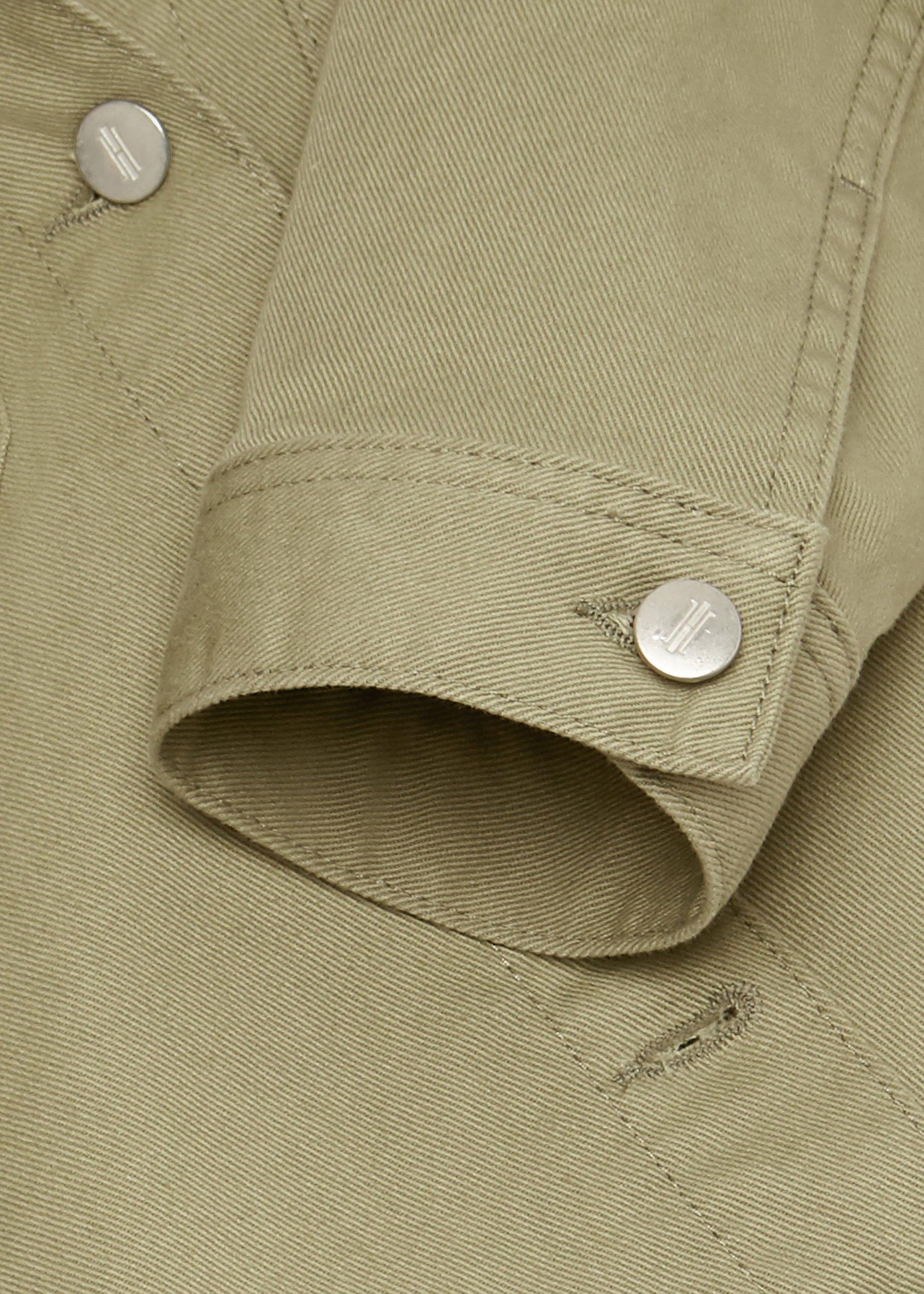 Martie Boxy Denim Jacket, Light Green, hi-res