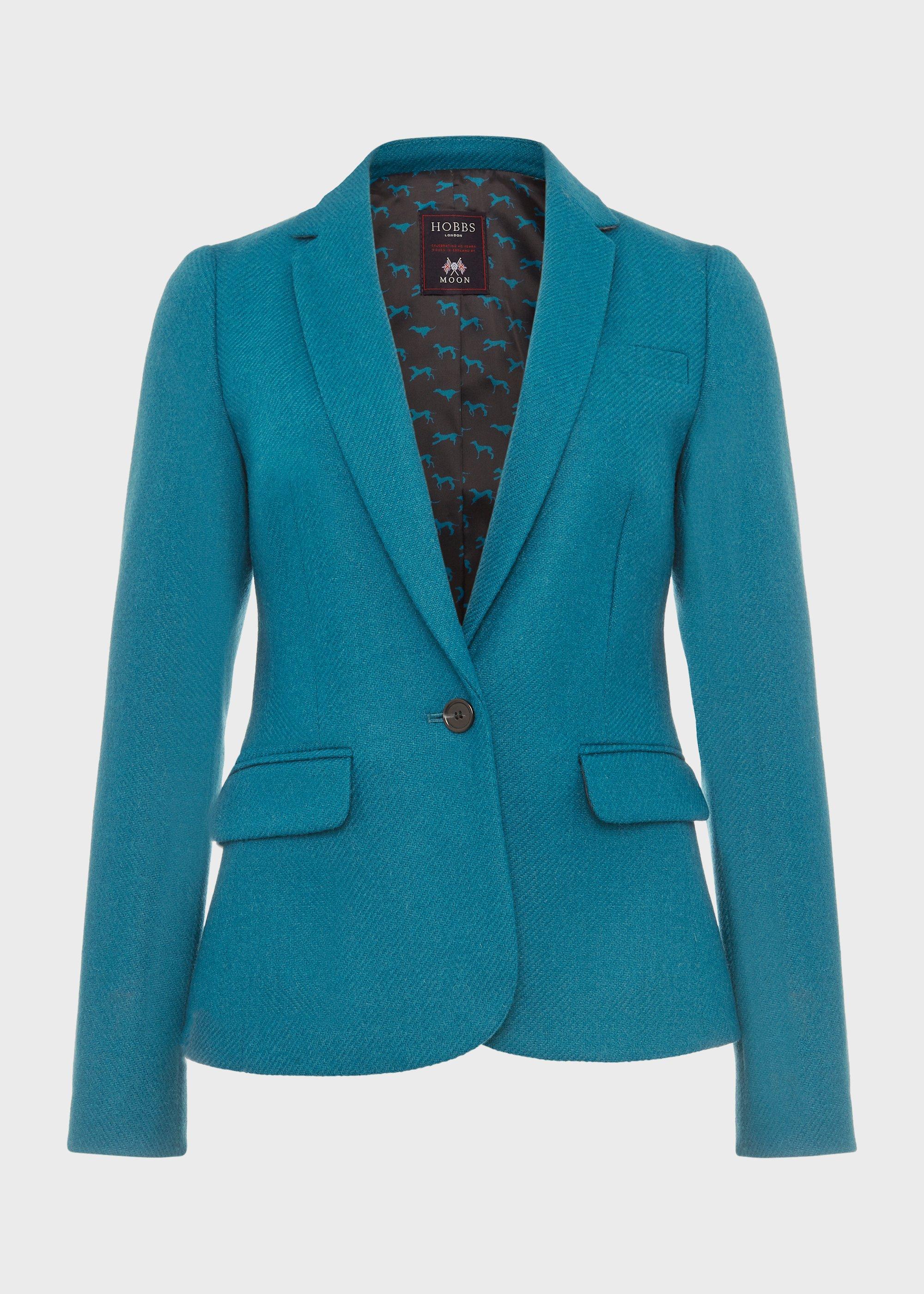 Blake Wool Jacket, Lagoon Blue, hi-res