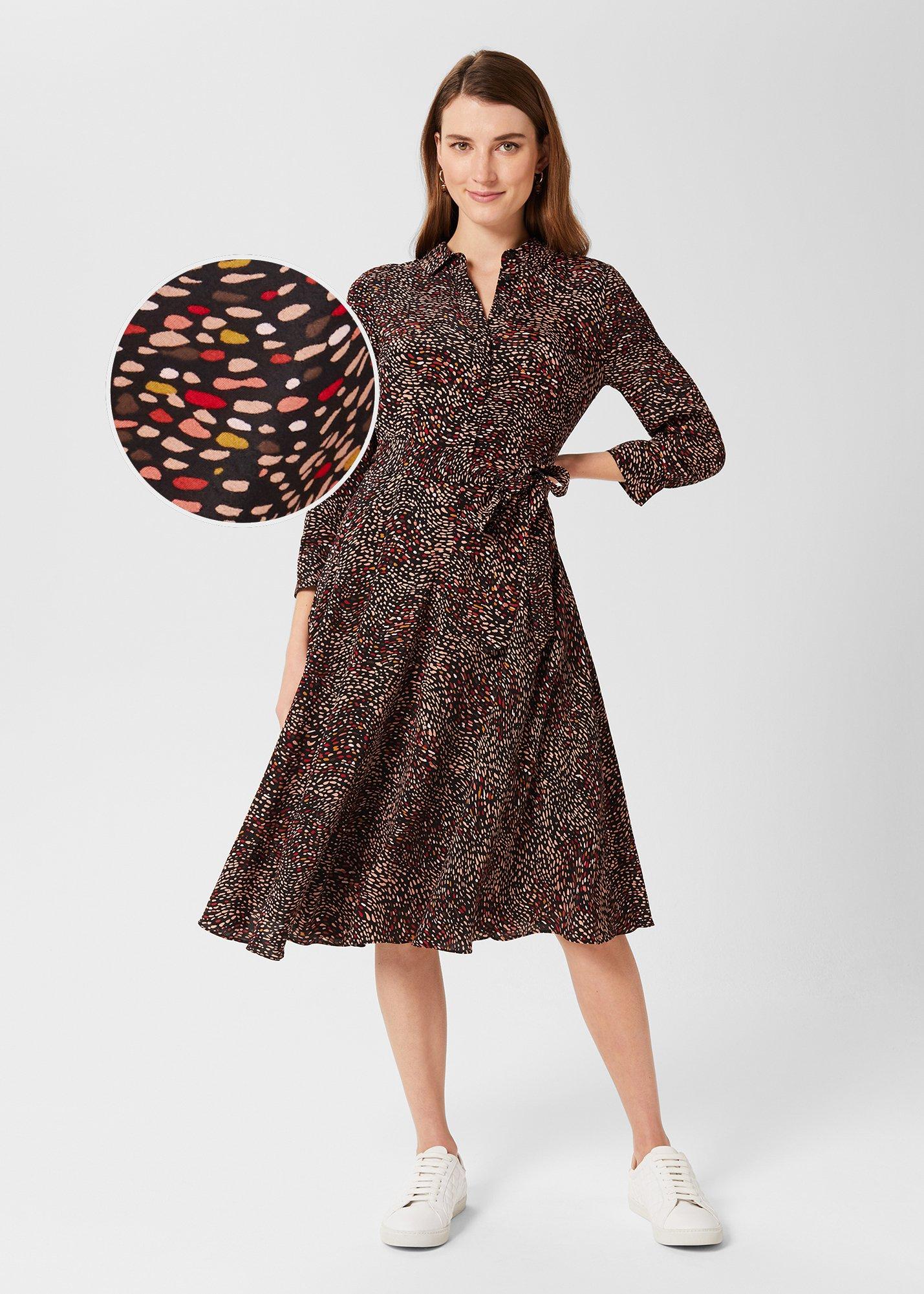 Alex Printed Shirt Dress