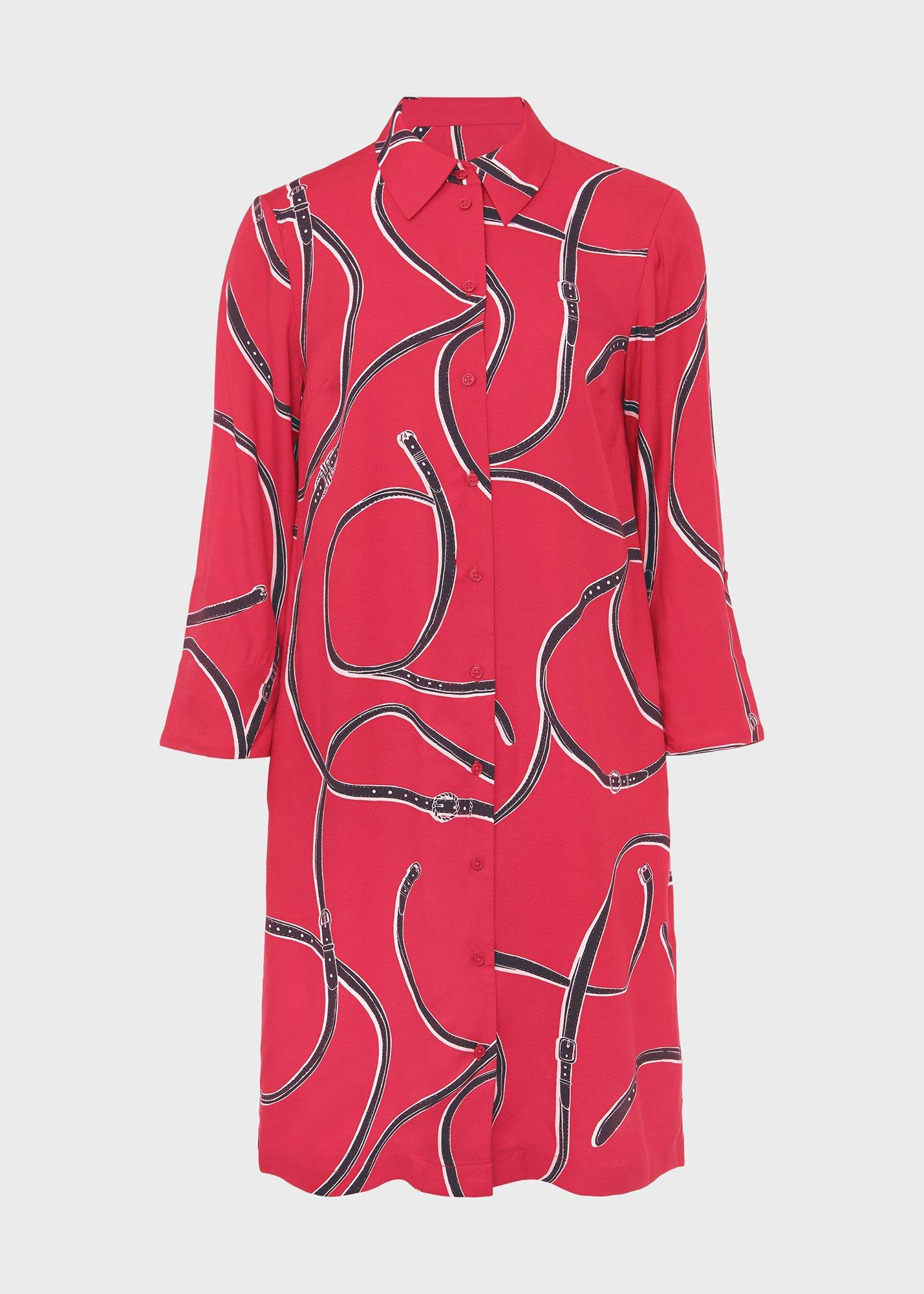 Aubery Tunic Dress, Pink Multi, hi-res