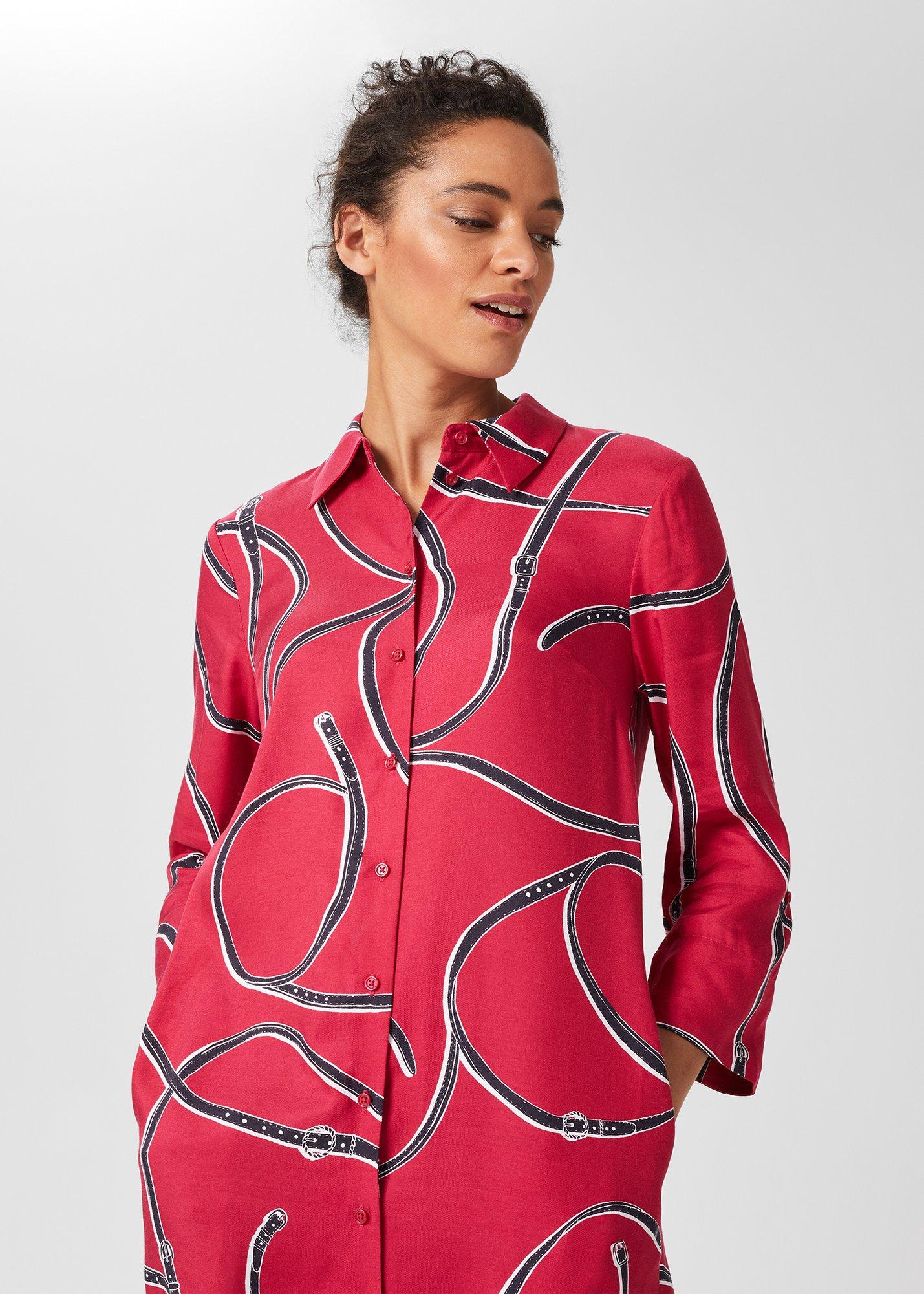 Aubery Tunic Dress, Pink Multi, hi-res