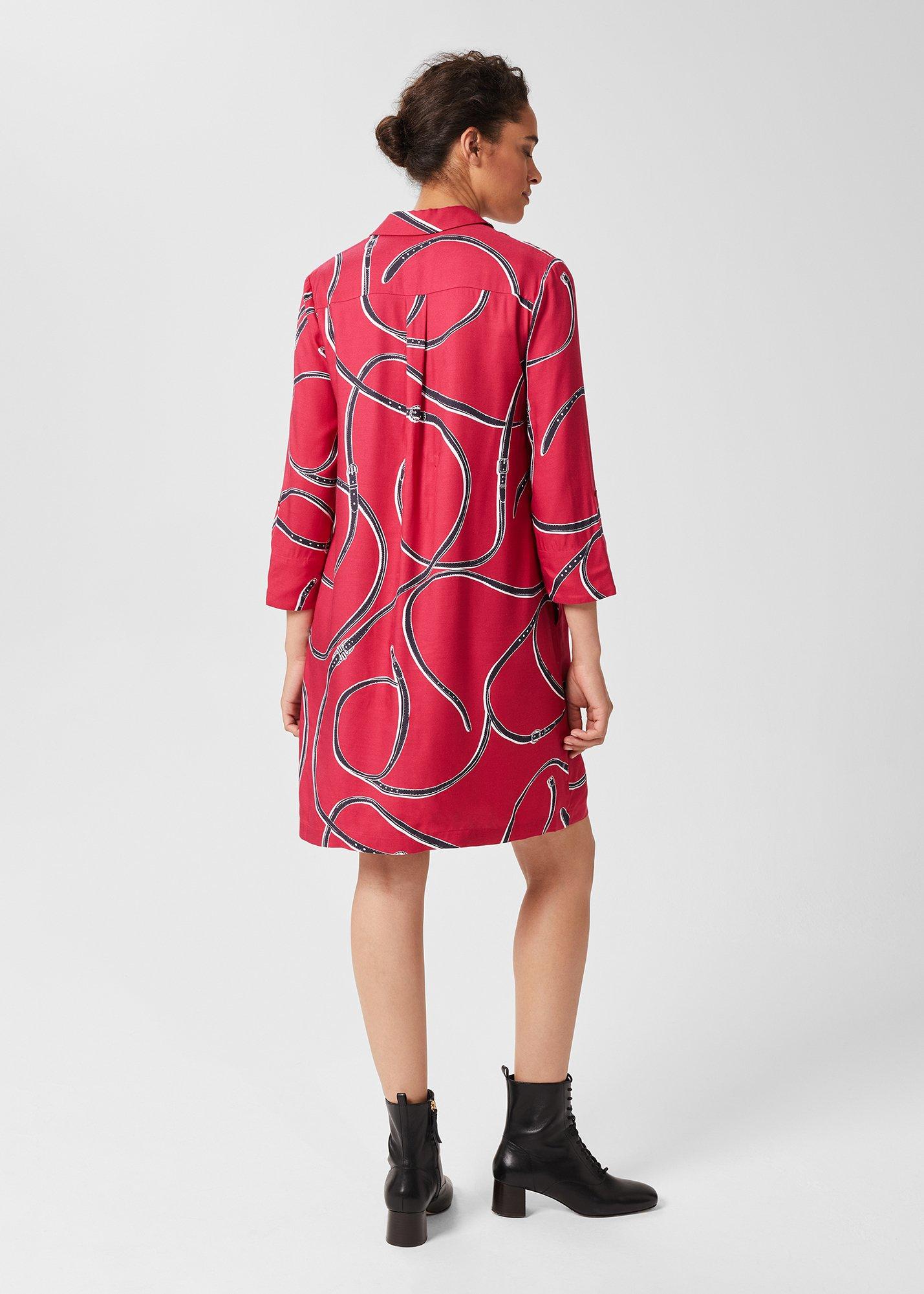 Aubery Tunic Dress, Pink Multi, hi-res