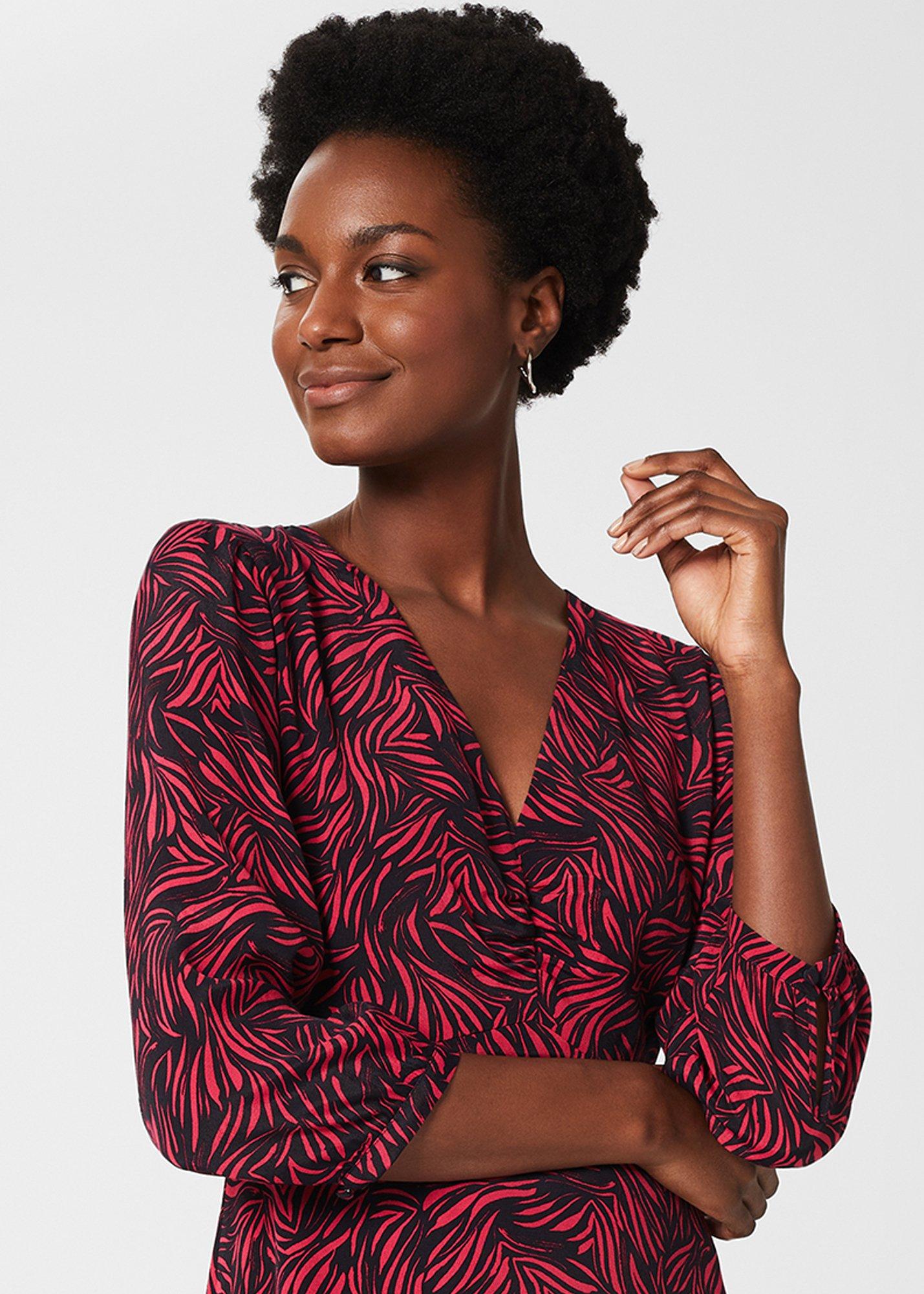 Siena Dress, Navy Pink, hi-res