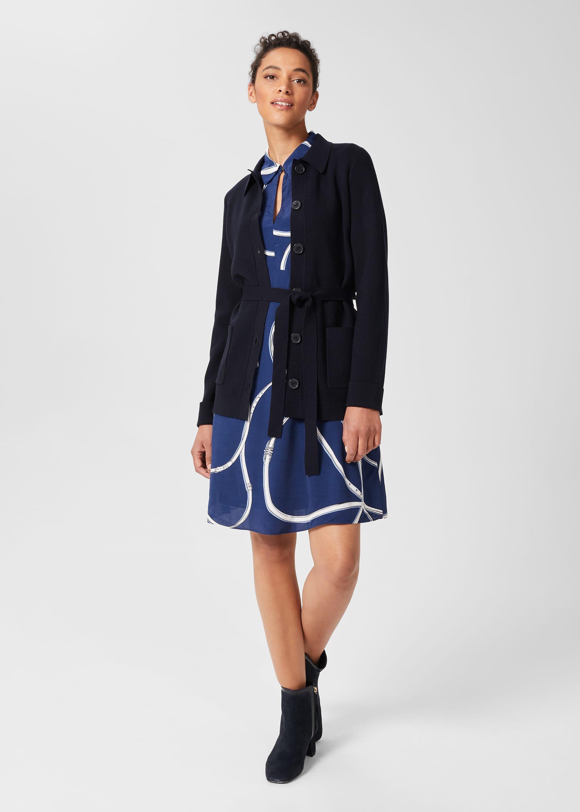 Brea Dress, Deep Blue Multi, hi-res