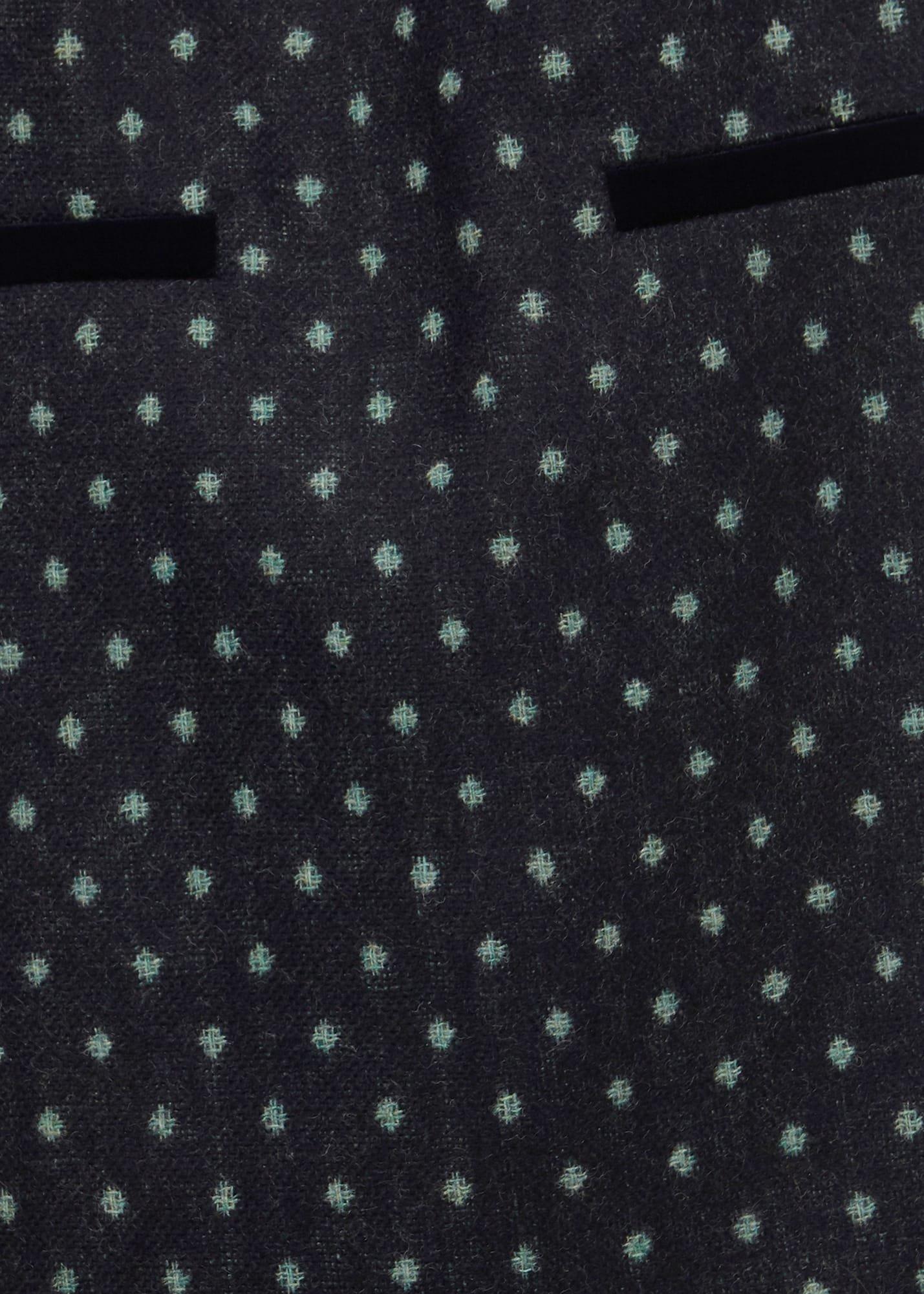 Sarah Wool Dress, Navy Green, hi-res