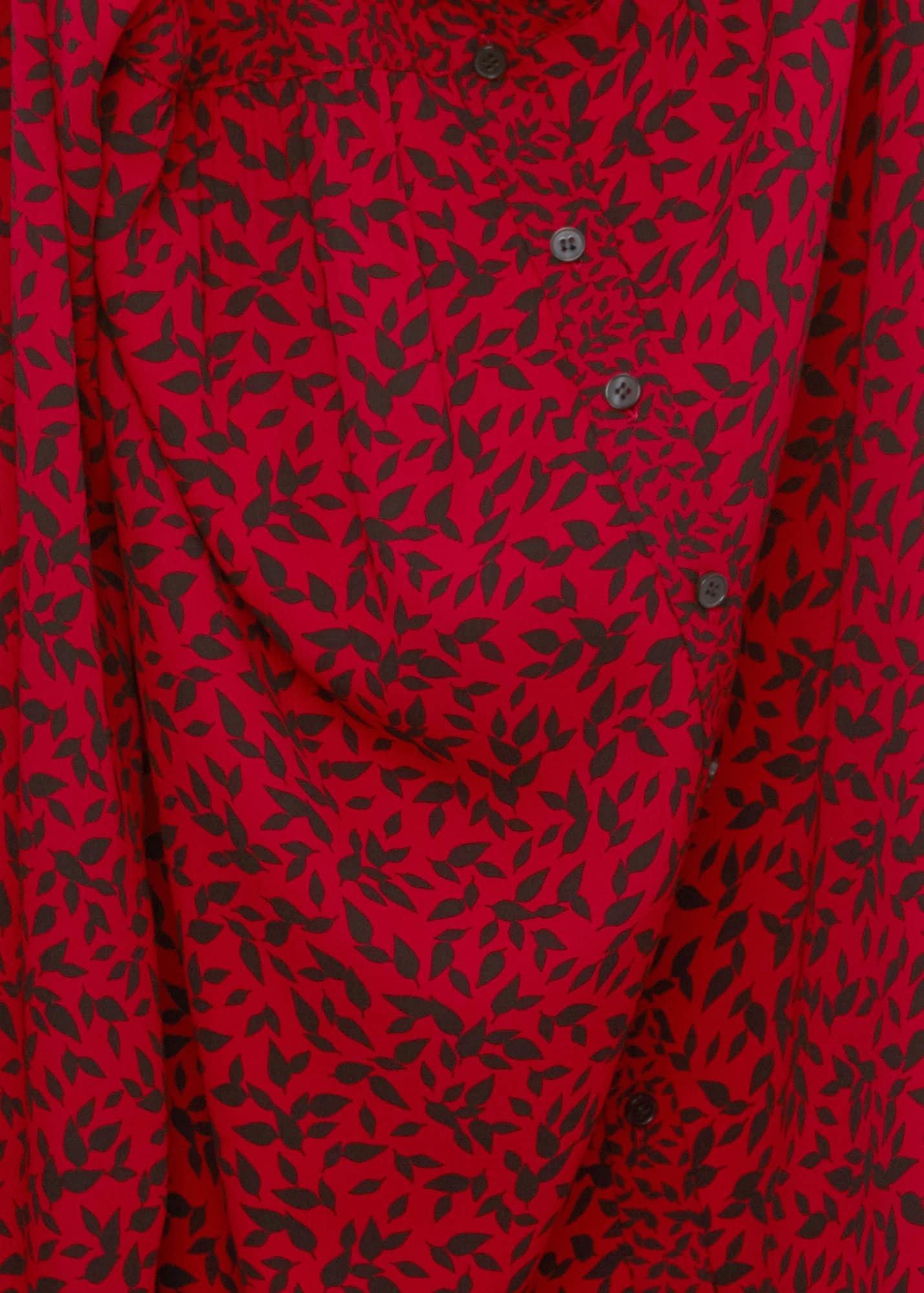 Merle Printed Dress, Red Black, hi-res