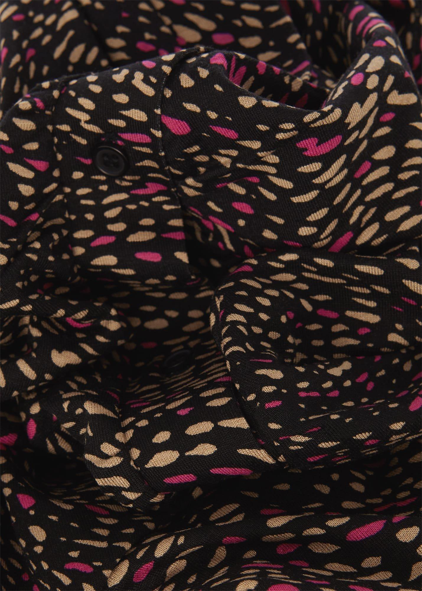 Hatty Jersey Dress, Black Multi, hi-res