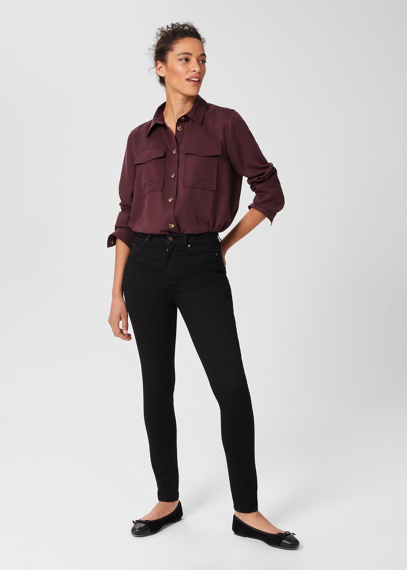 Adley Overshirt, Burgundy, hi-res
