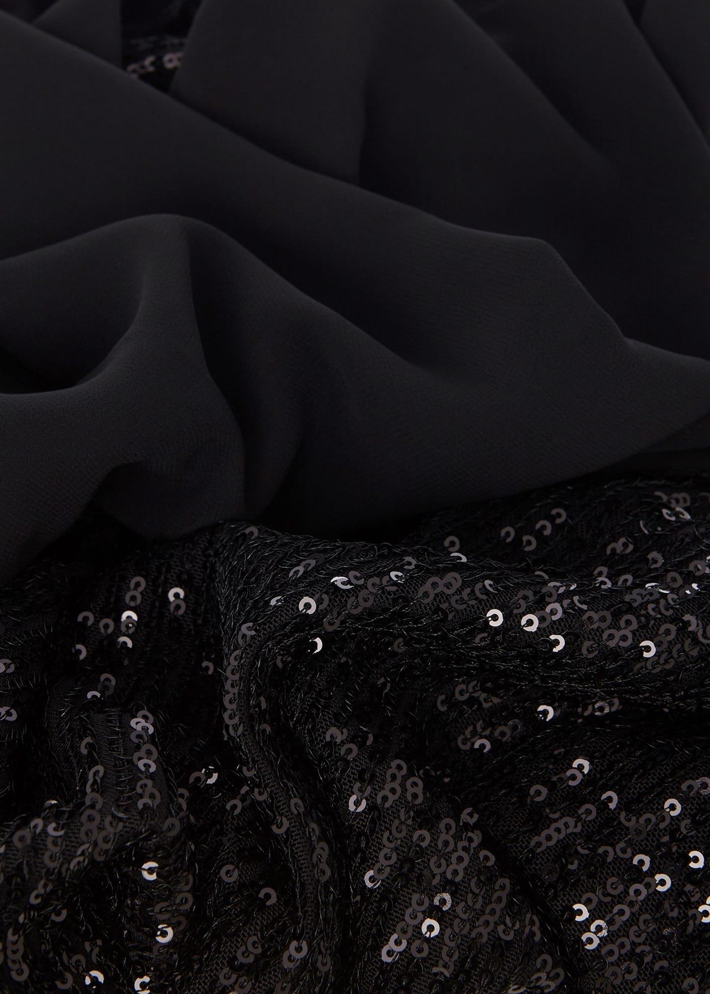 Zariah Sequin Top, Black, hi-res