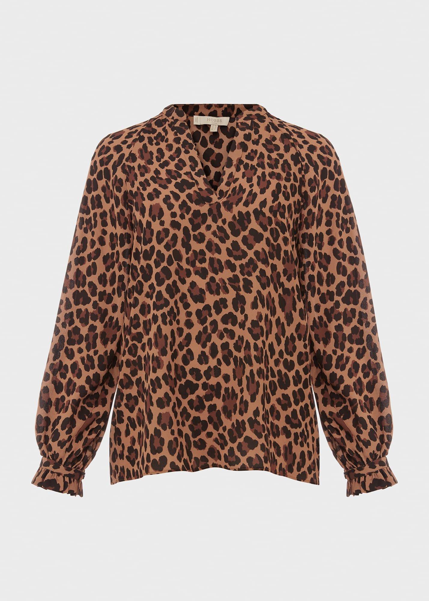 Hana Blouse, Camel Multi, hi-res