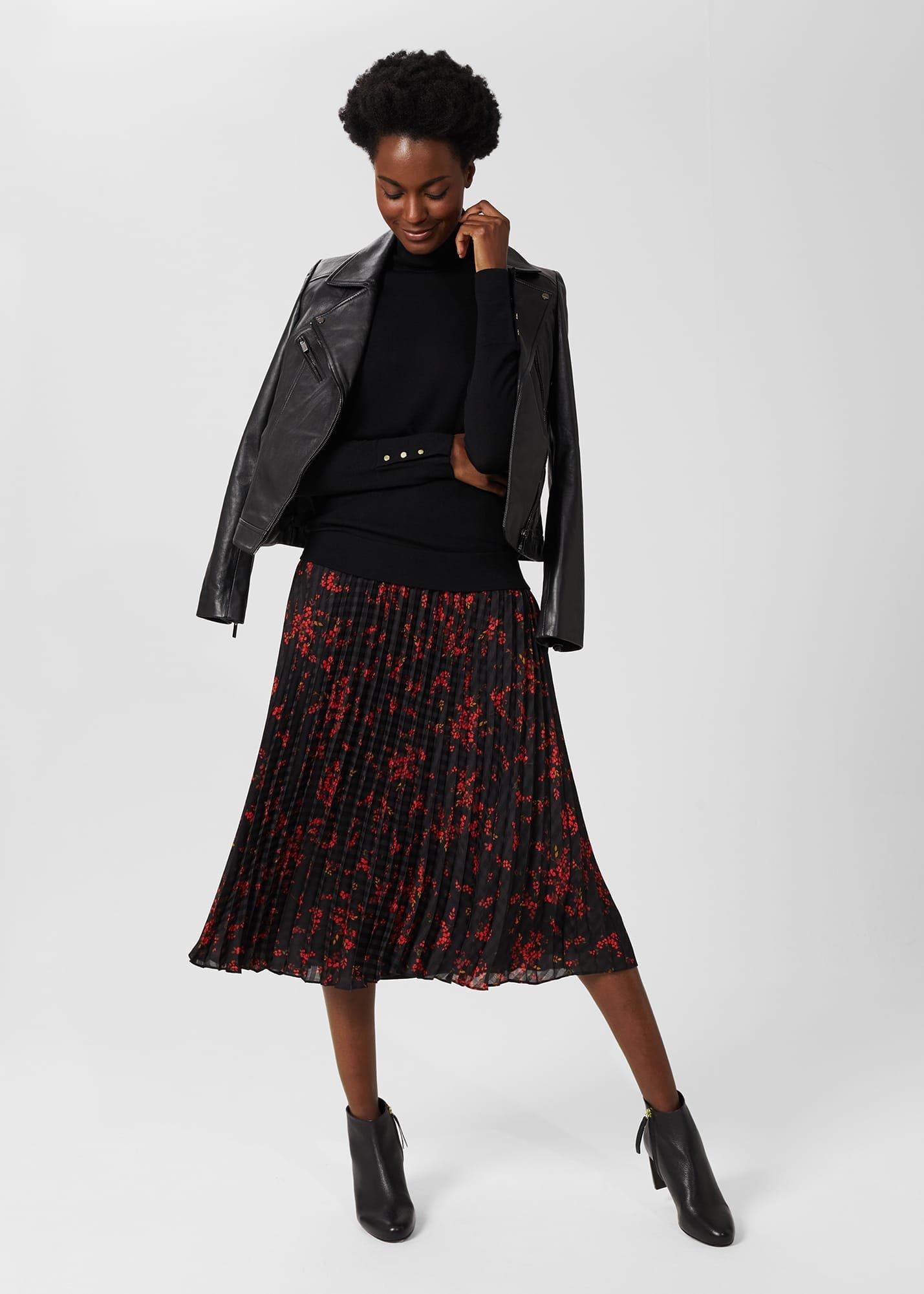 Losie Midi Pleated Skirt