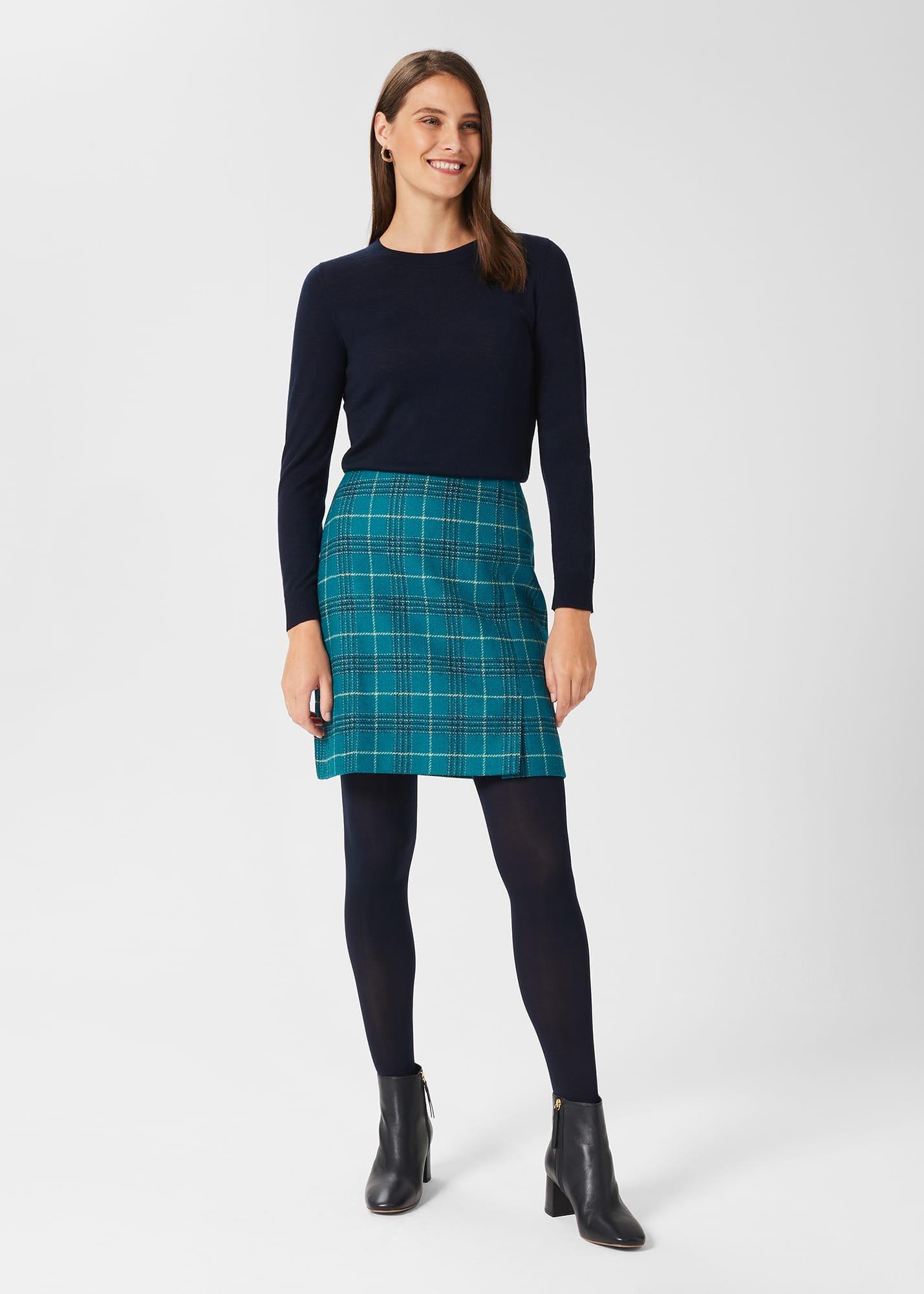 Amaris A line Wool Skirt