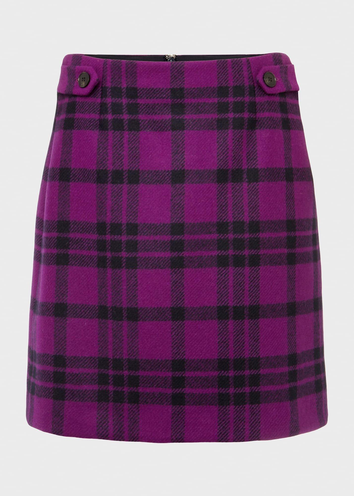 Maeve Wool Skirt , Purple Multi, hi-res