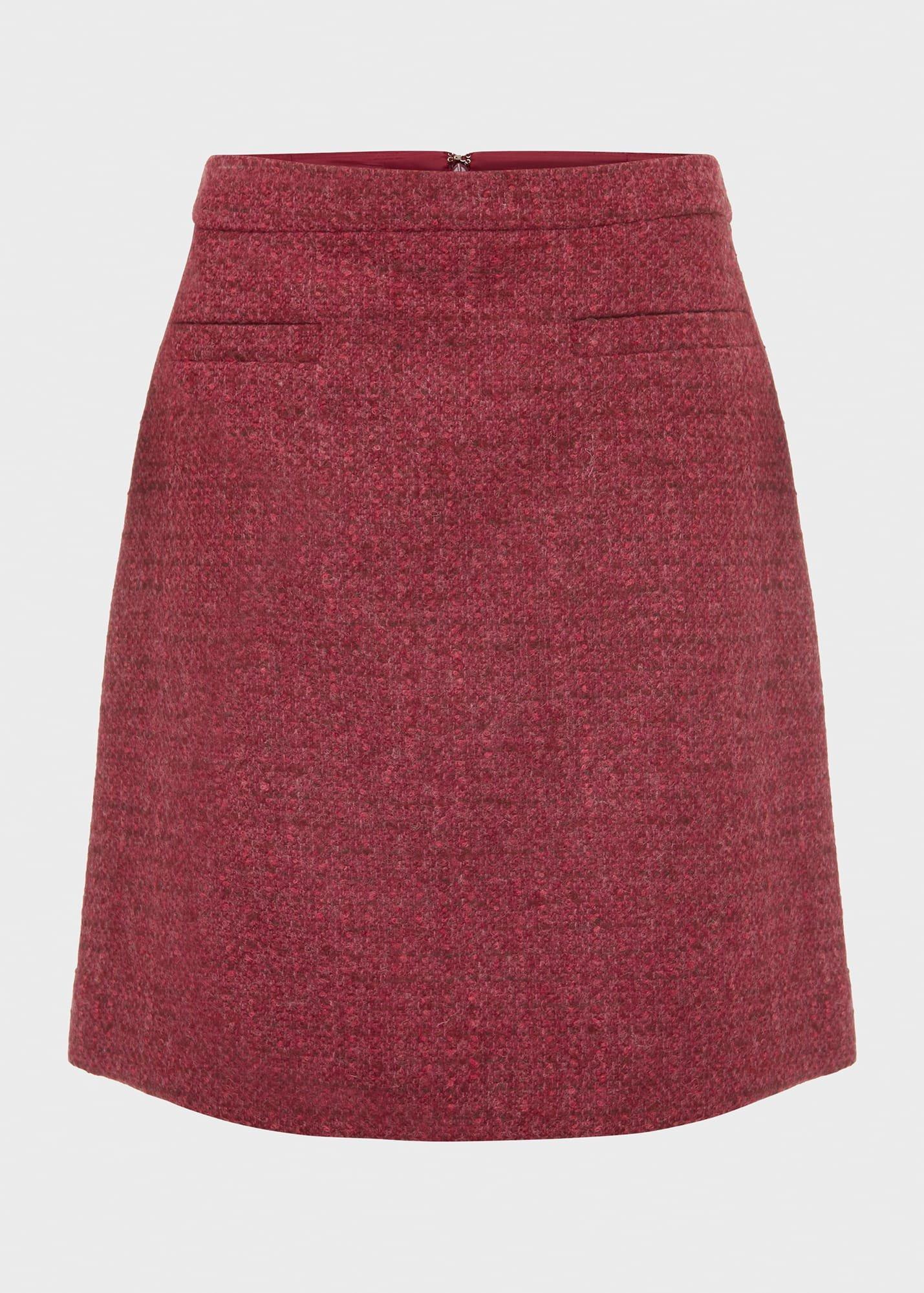 Maisey Wool A Line Skirt , Pink Multi, hi-res