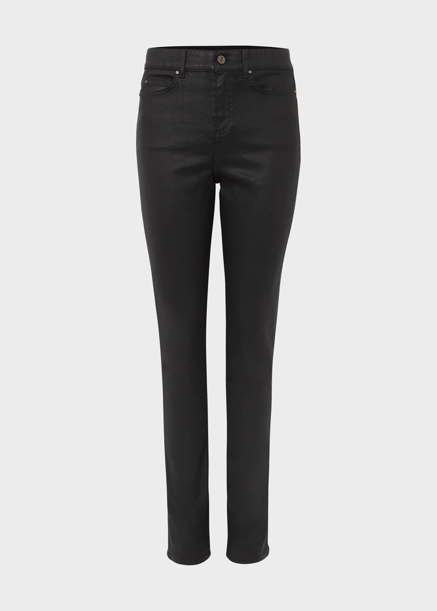Gia Coated Skinny Jeans, Black, hi-res