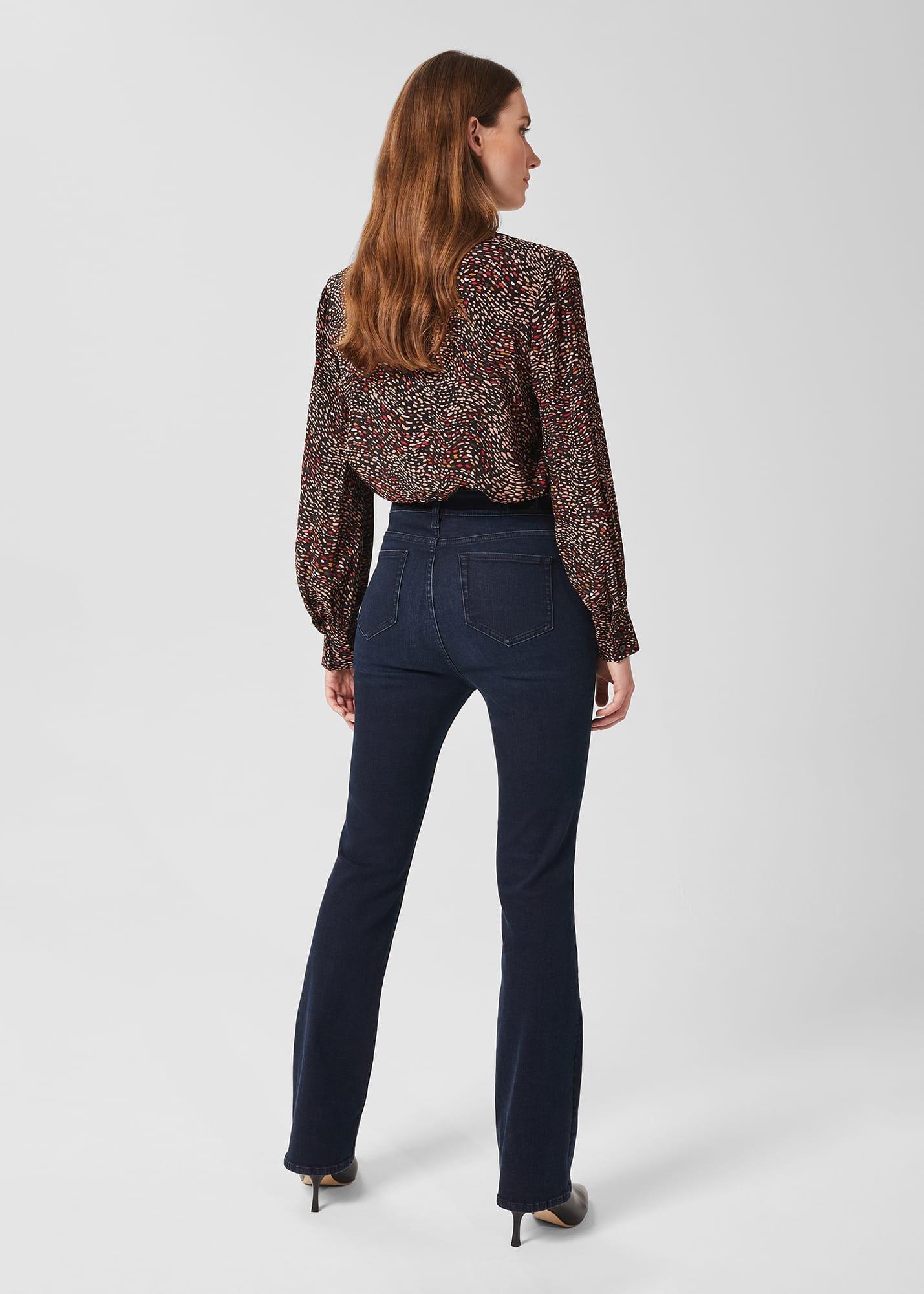 Niomi Bootcut Jeans, Dark Indigo, hi-res