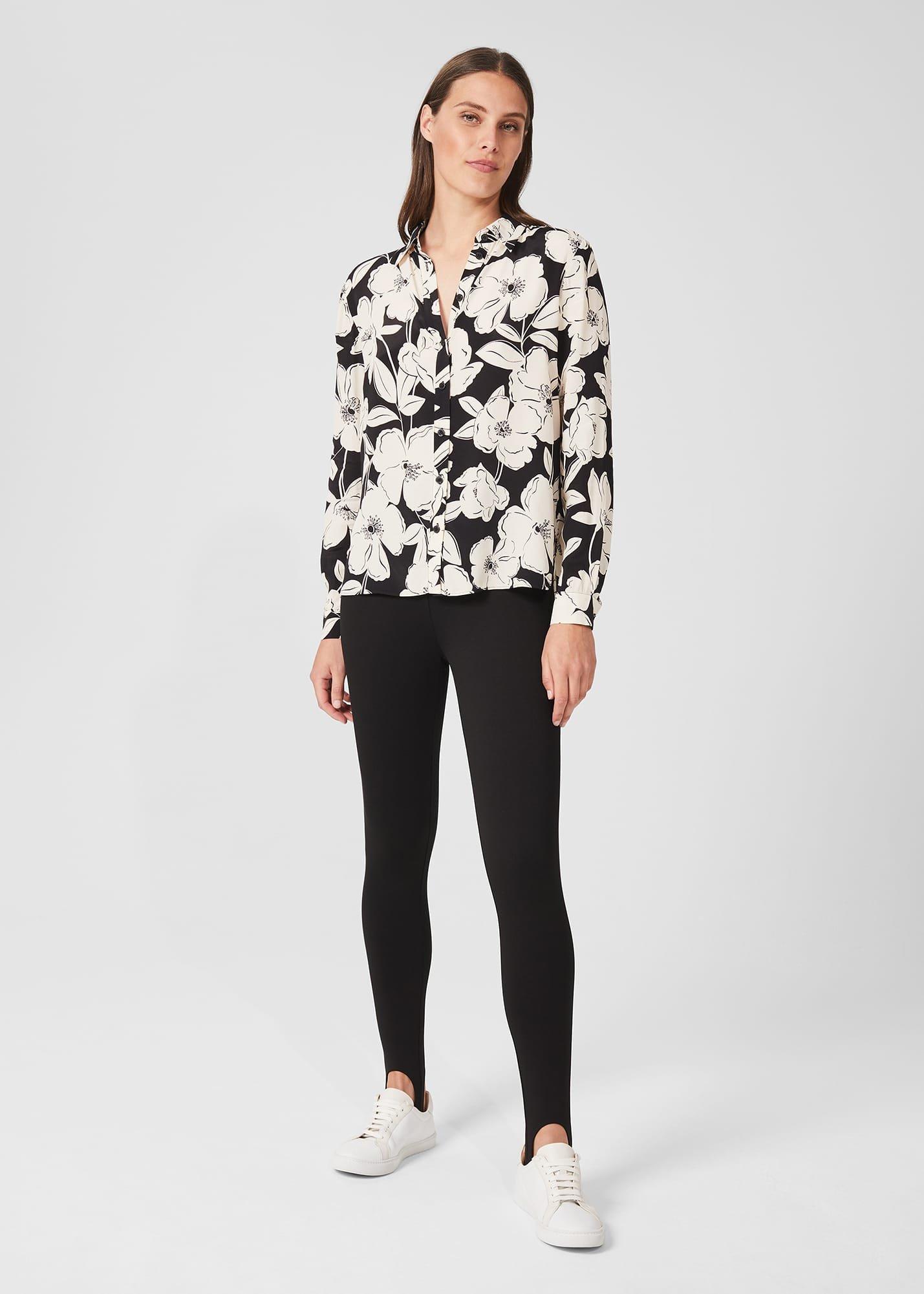 Ginny Stirrup Leggings, Black, hi-res