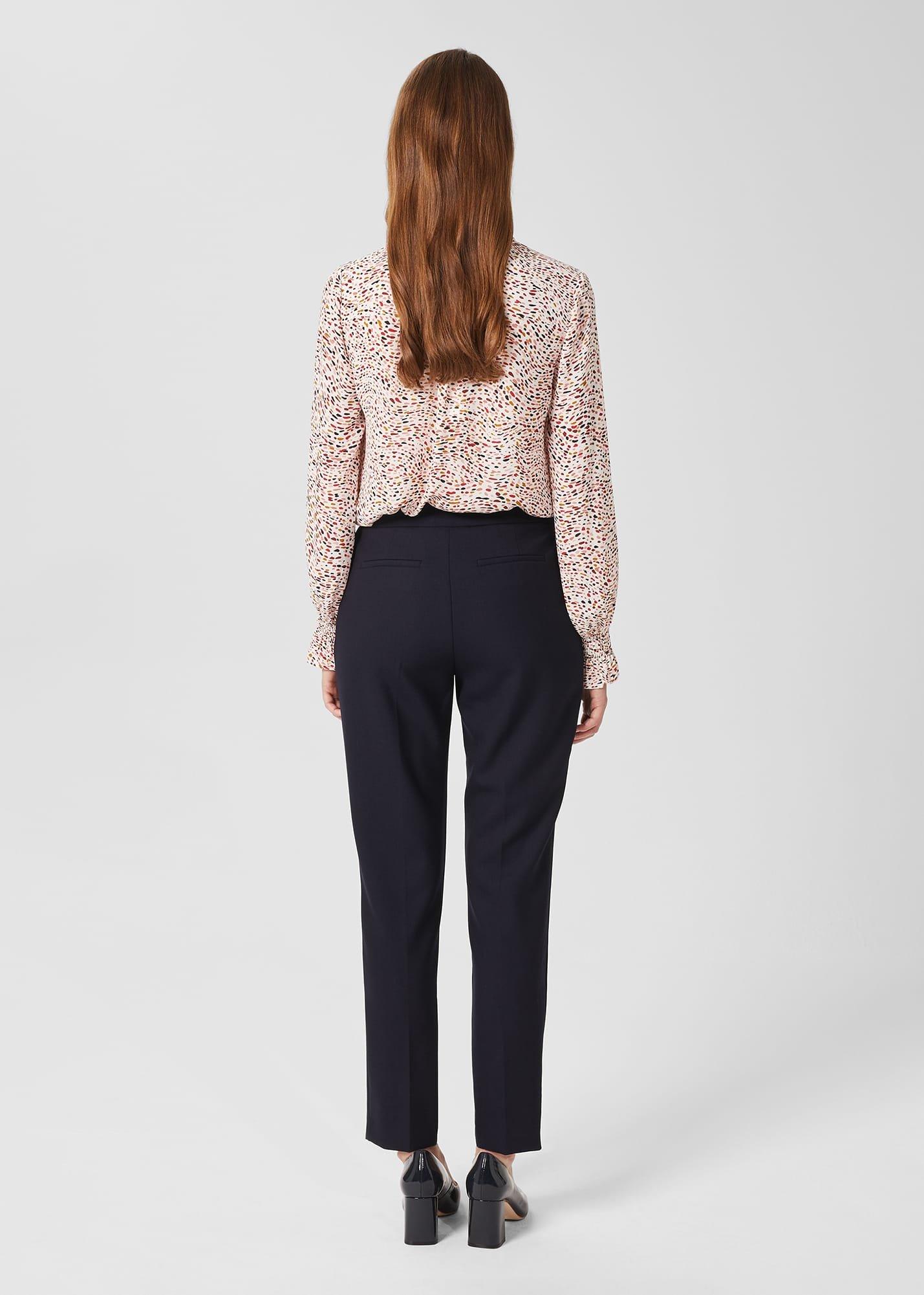 Petite Gael Trousers, Navy, hi-res