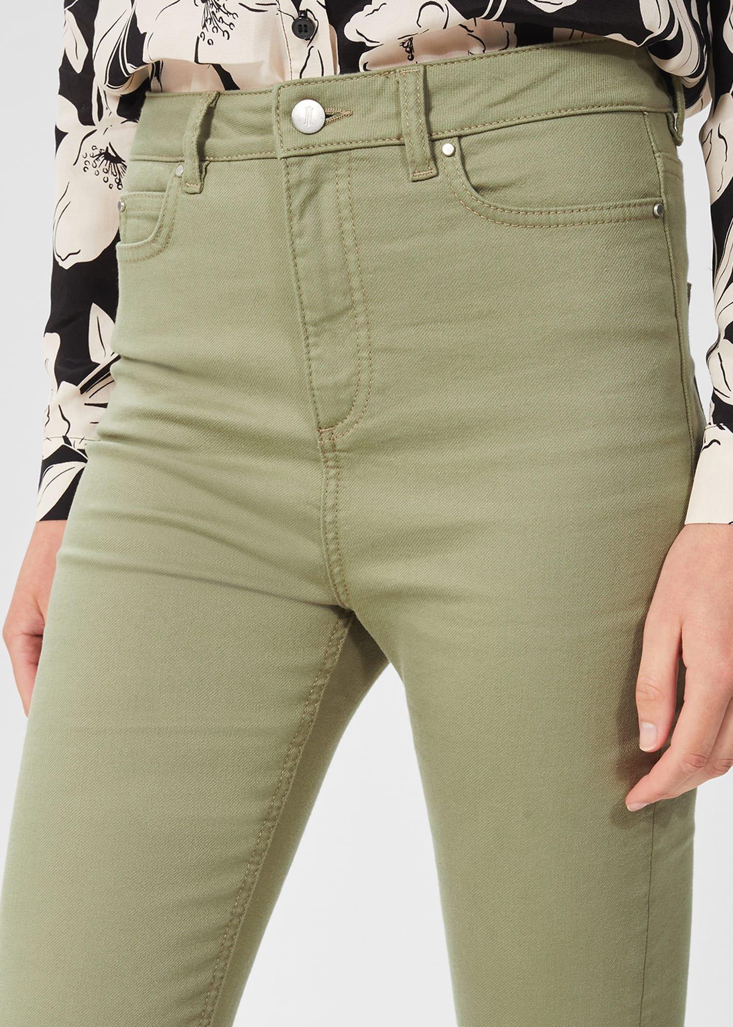 Gia Sculpting Jeans, Light Green, hi-res
