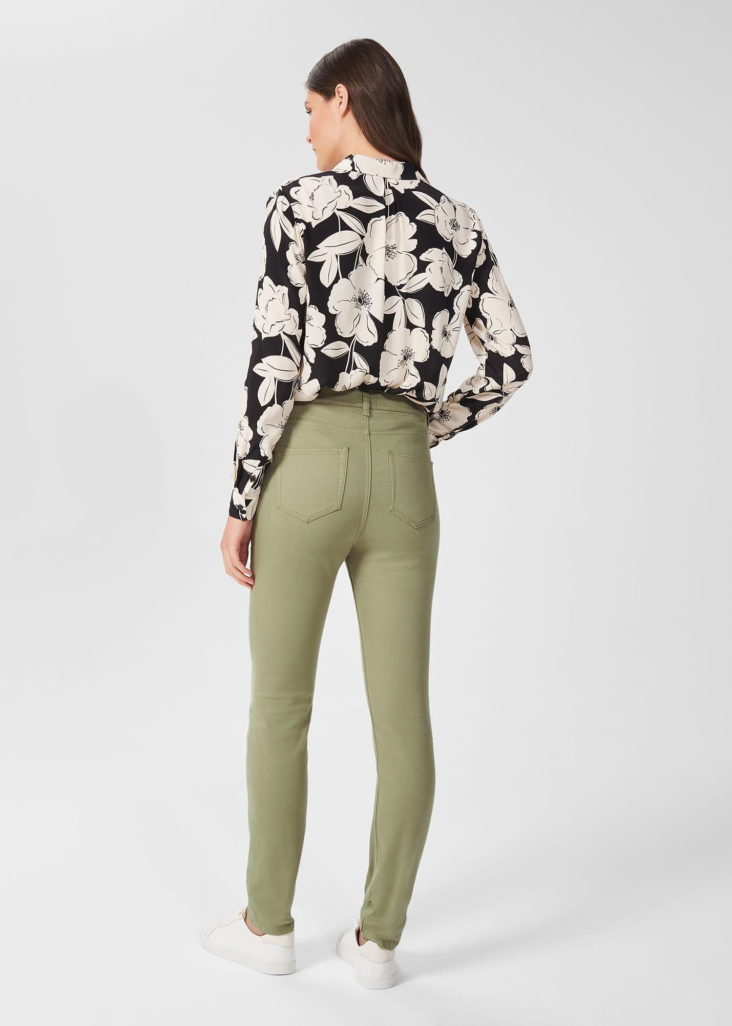 Gia Sculpting Jeans, Light Green, hi-res