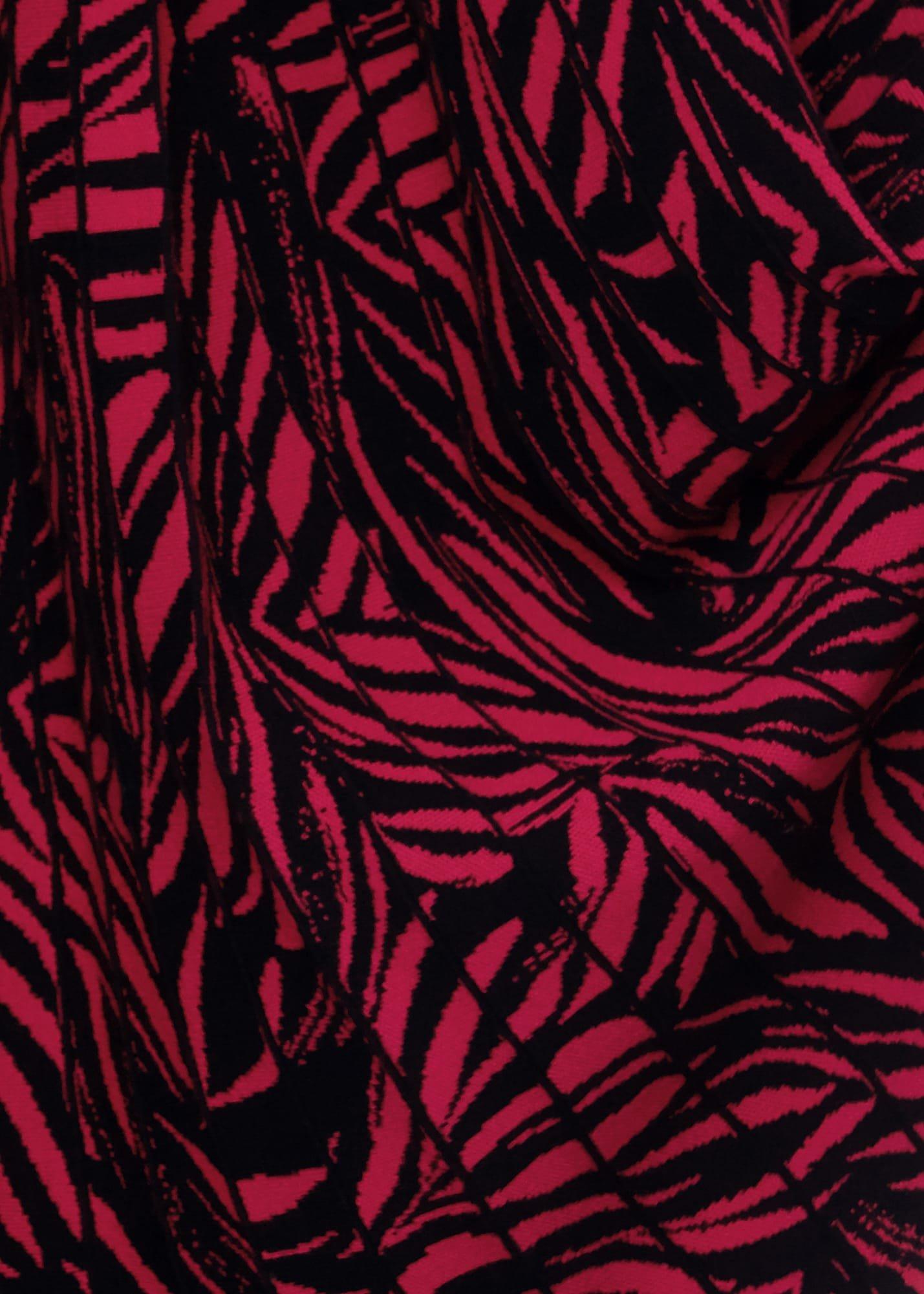 Harlie Midi Knitted Dress, Navy Pink, hi-res