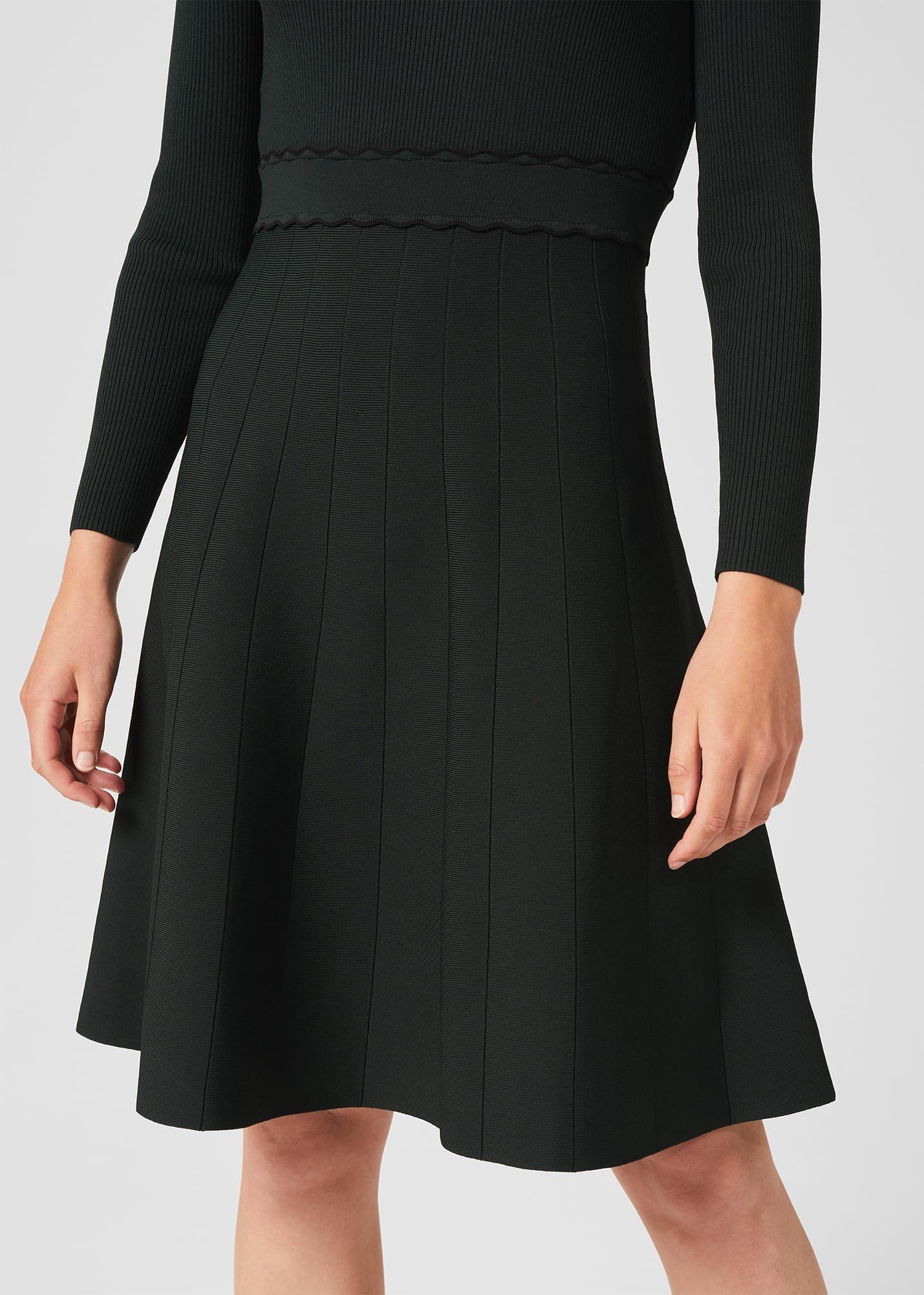 Tali Knitted Dress, Deep Green, hi-res