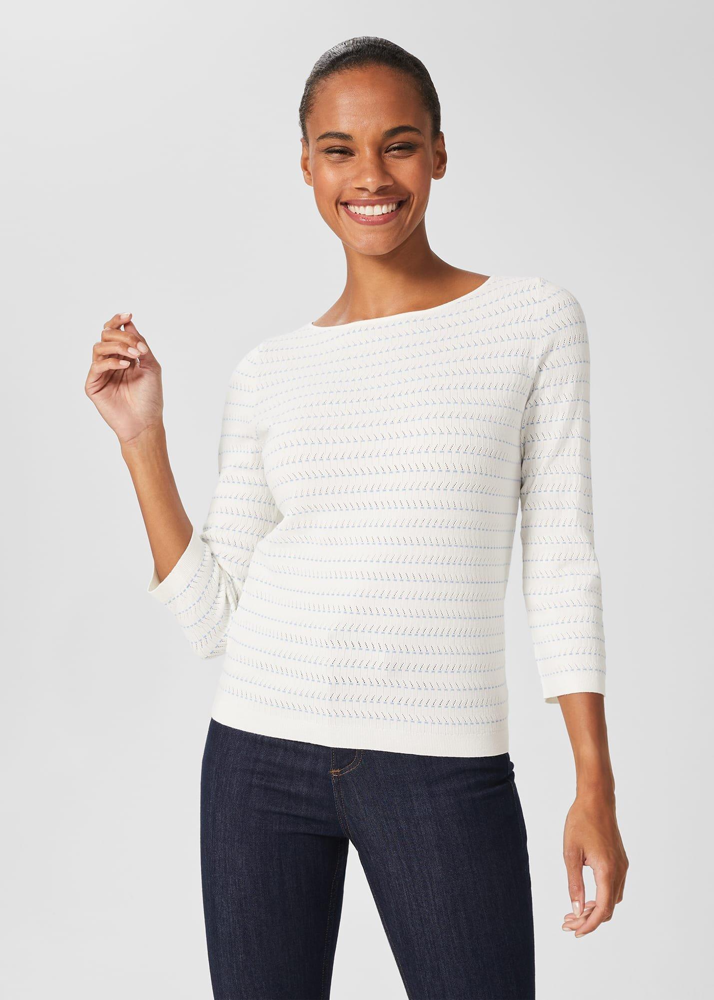 Robin Jumper, Ivory Blue, hi-res