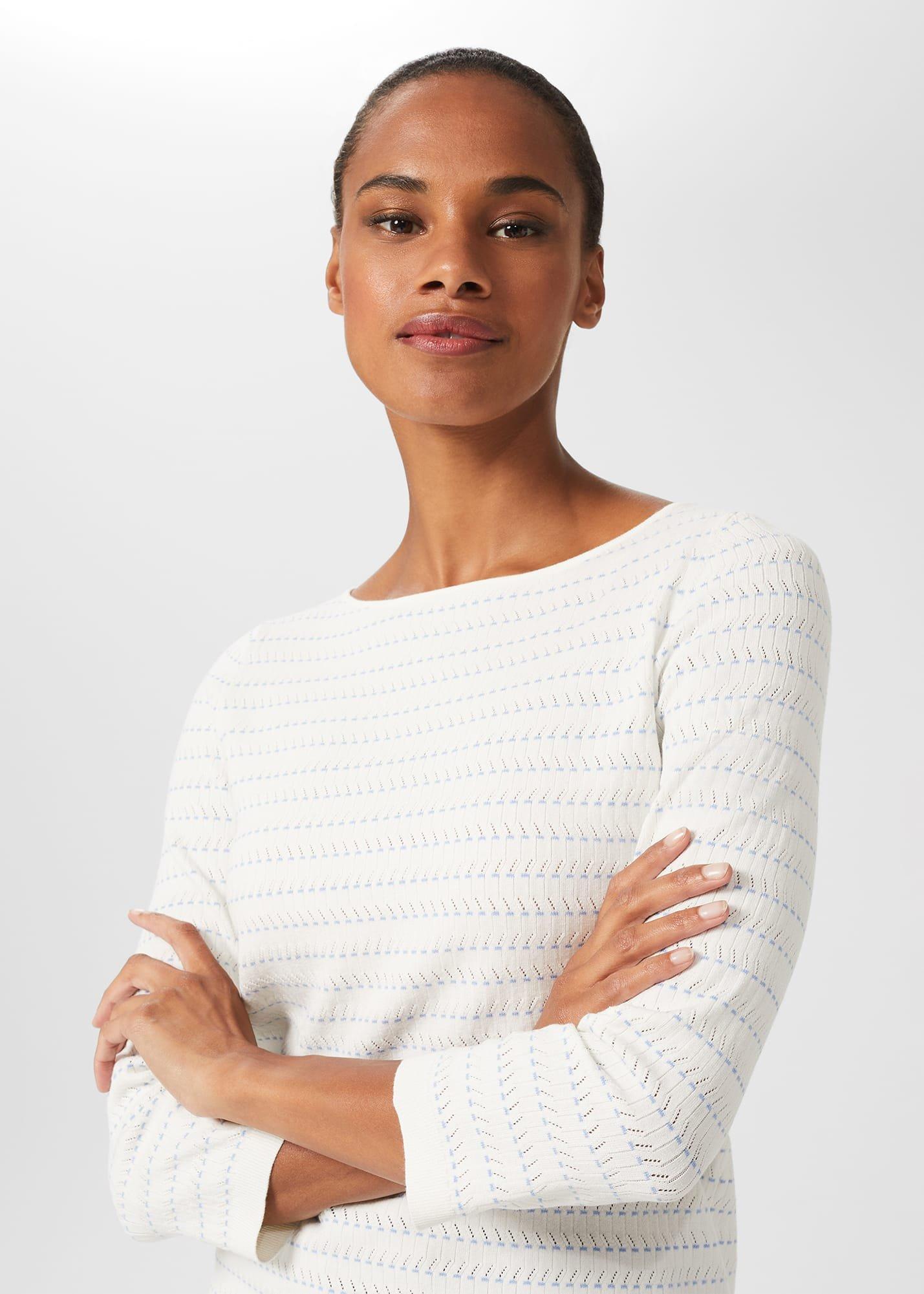 Robin Jumper, Ivory Blue, hi-res