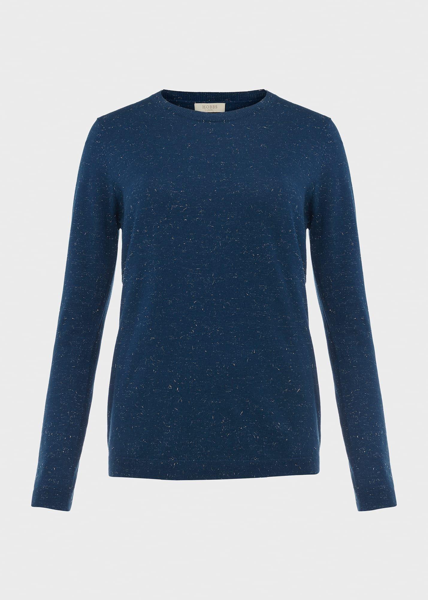 Penny Sparkle Sweater, Petrol Silver, hi-res