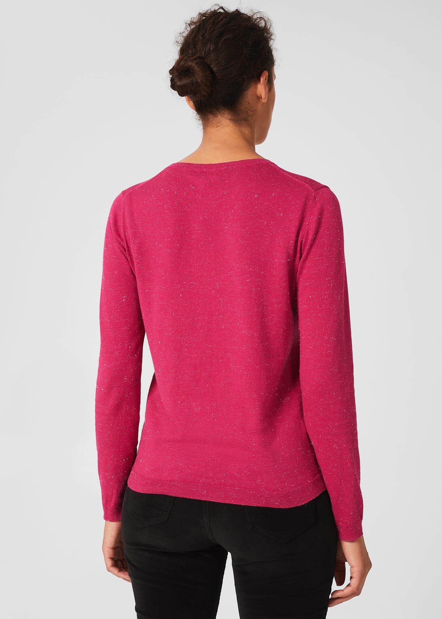 Penny Sparkle Jumper, Pink Silver, hi-res