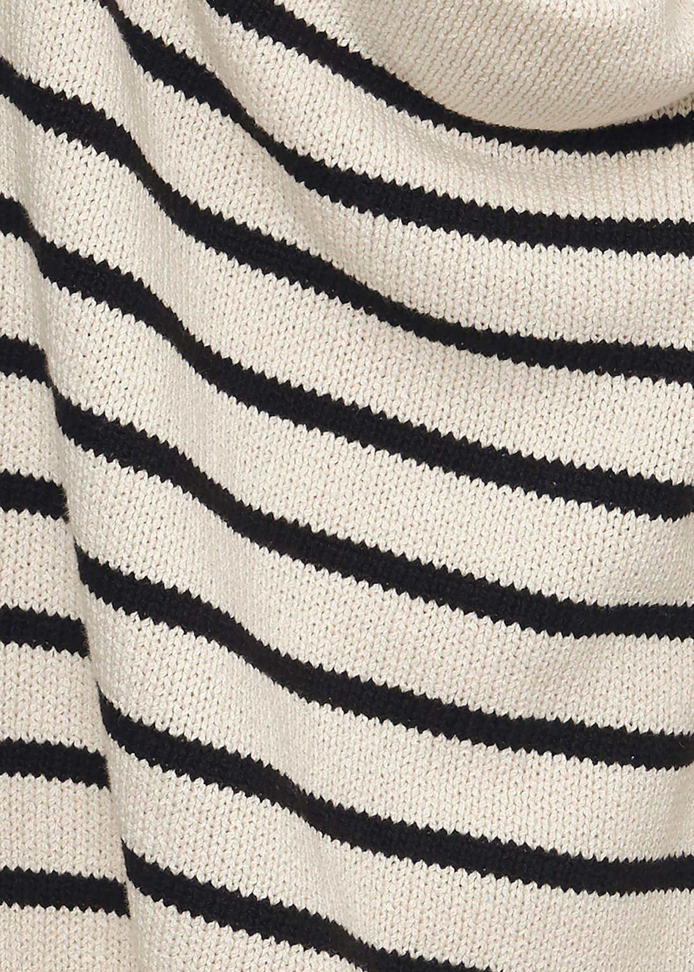 Everly Striped Jumper, Stone Black, hi-res