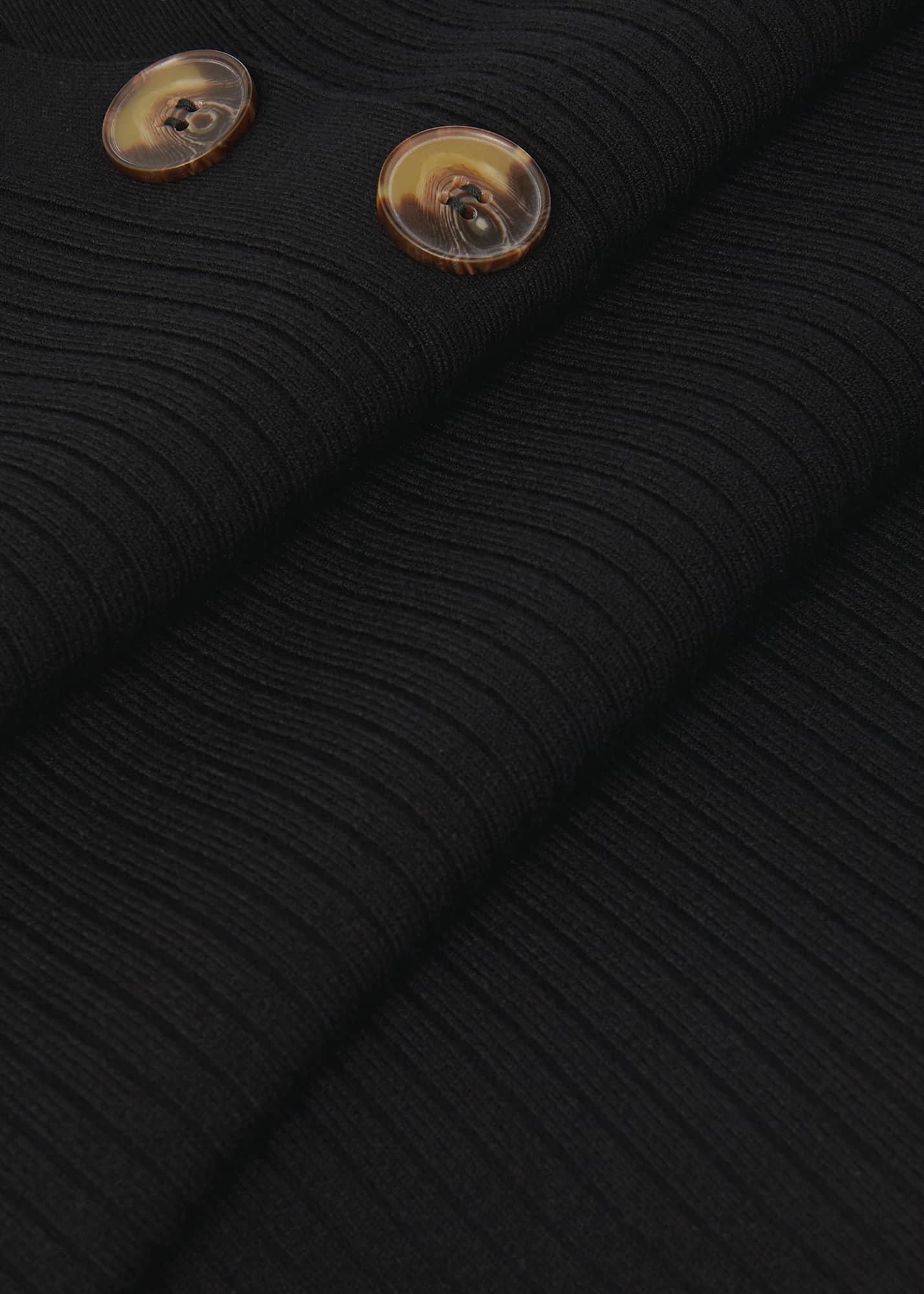 Josie Knitted Dress, Black, hi-res