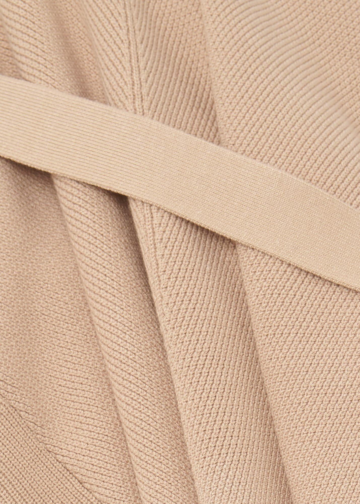 Ellen Knitted Vest, Oatmeal Beige, hi-res