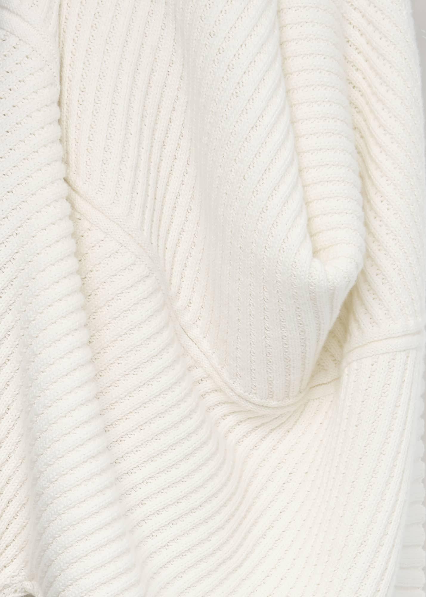 Mona Cotton Batwing Jumper, Ivory, hi-res