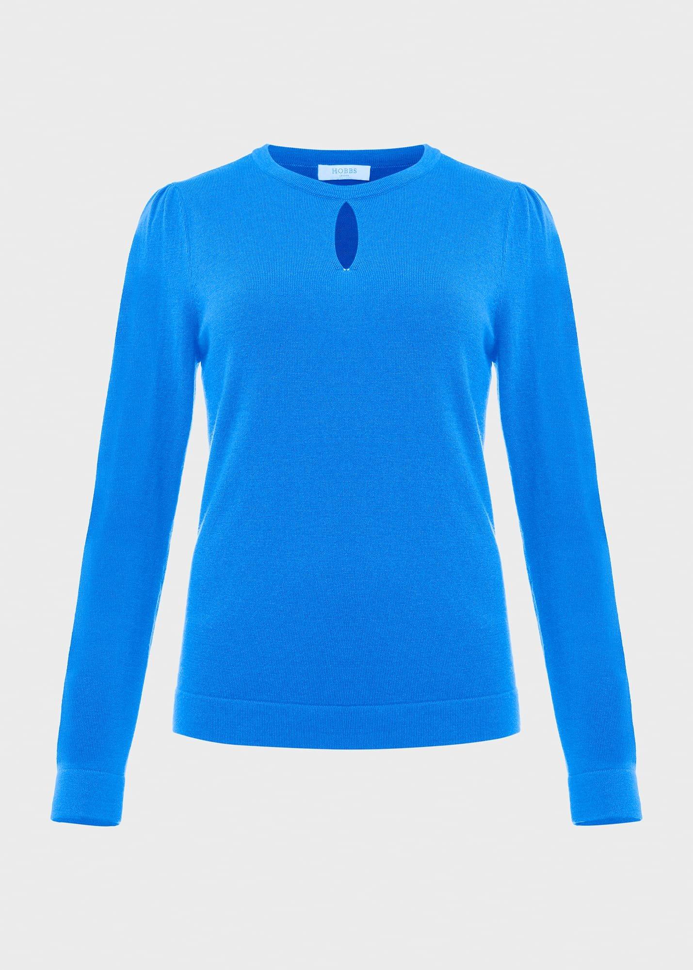 Marlena Jumper with Wool, Vivid Blue, hi-res
