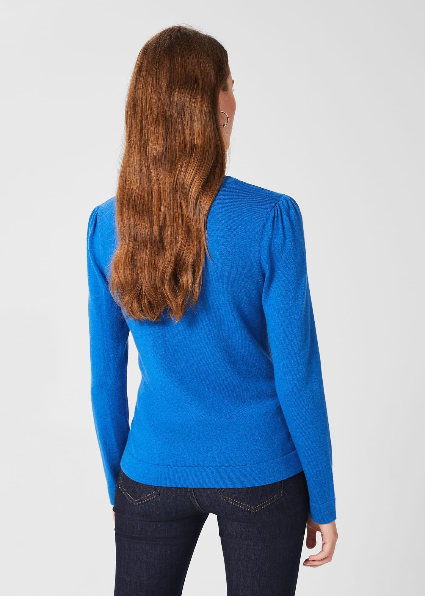 Marlena Jumper with Wool, Vivid Blue, hi-res