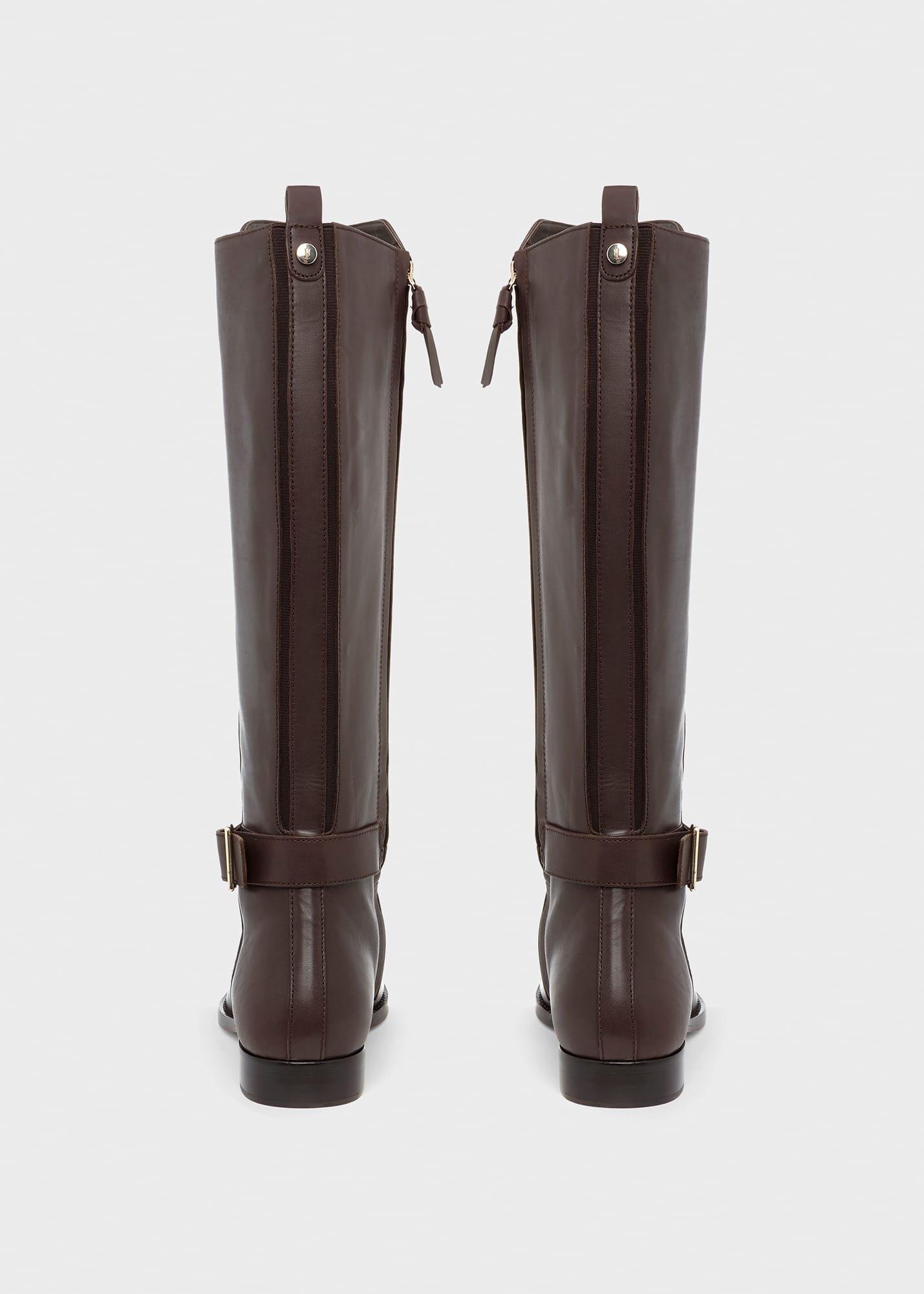 Lisette Knee Boots, Dark Brown, hi-res